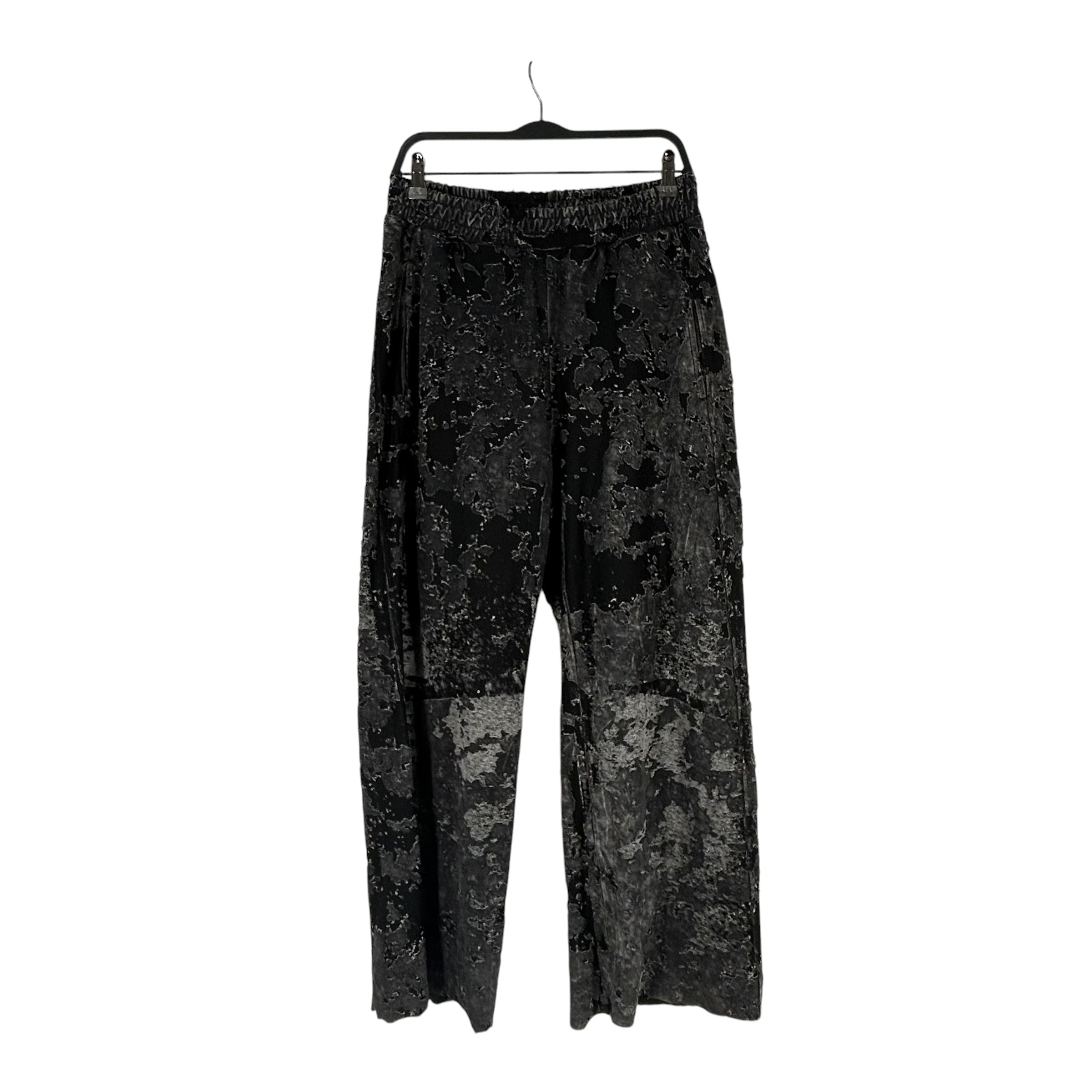 DIESEL/Wide Leg Pants/S/Cotton/BLK/DISTRESSED CAMO view 1