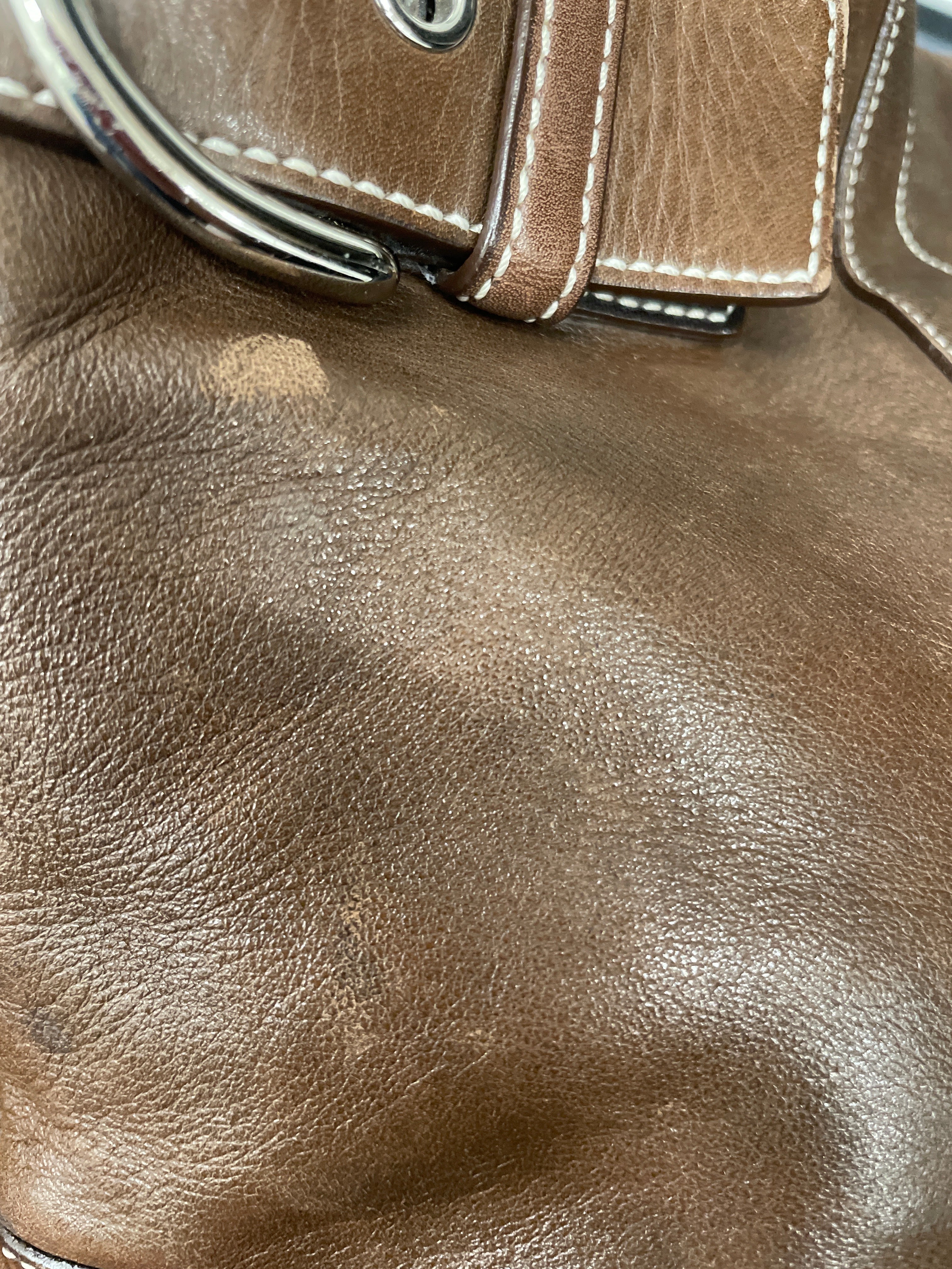 COACH/Cross Body Bag/Leather/BRW/soho buckle view 6
