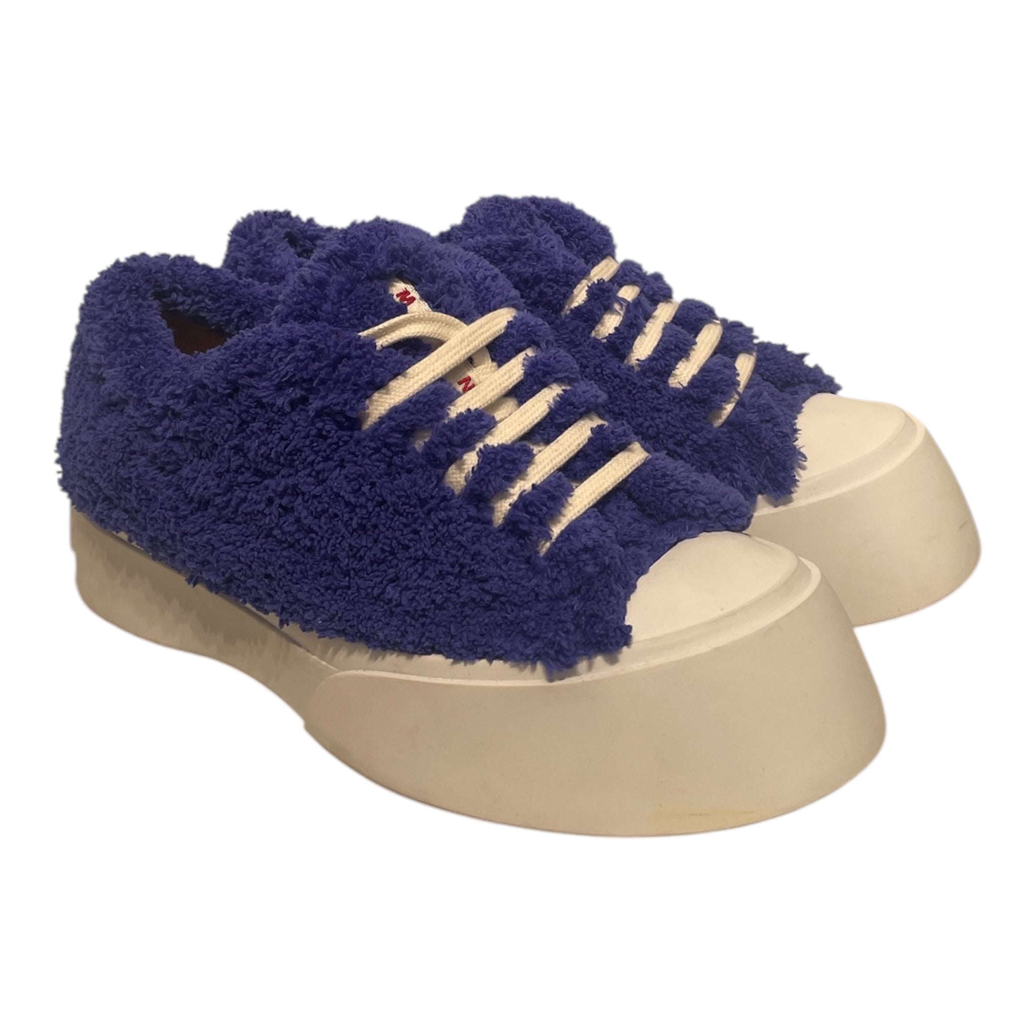 MARNI/Low-Sneakers/US 7/Wool/BLU/ view 1