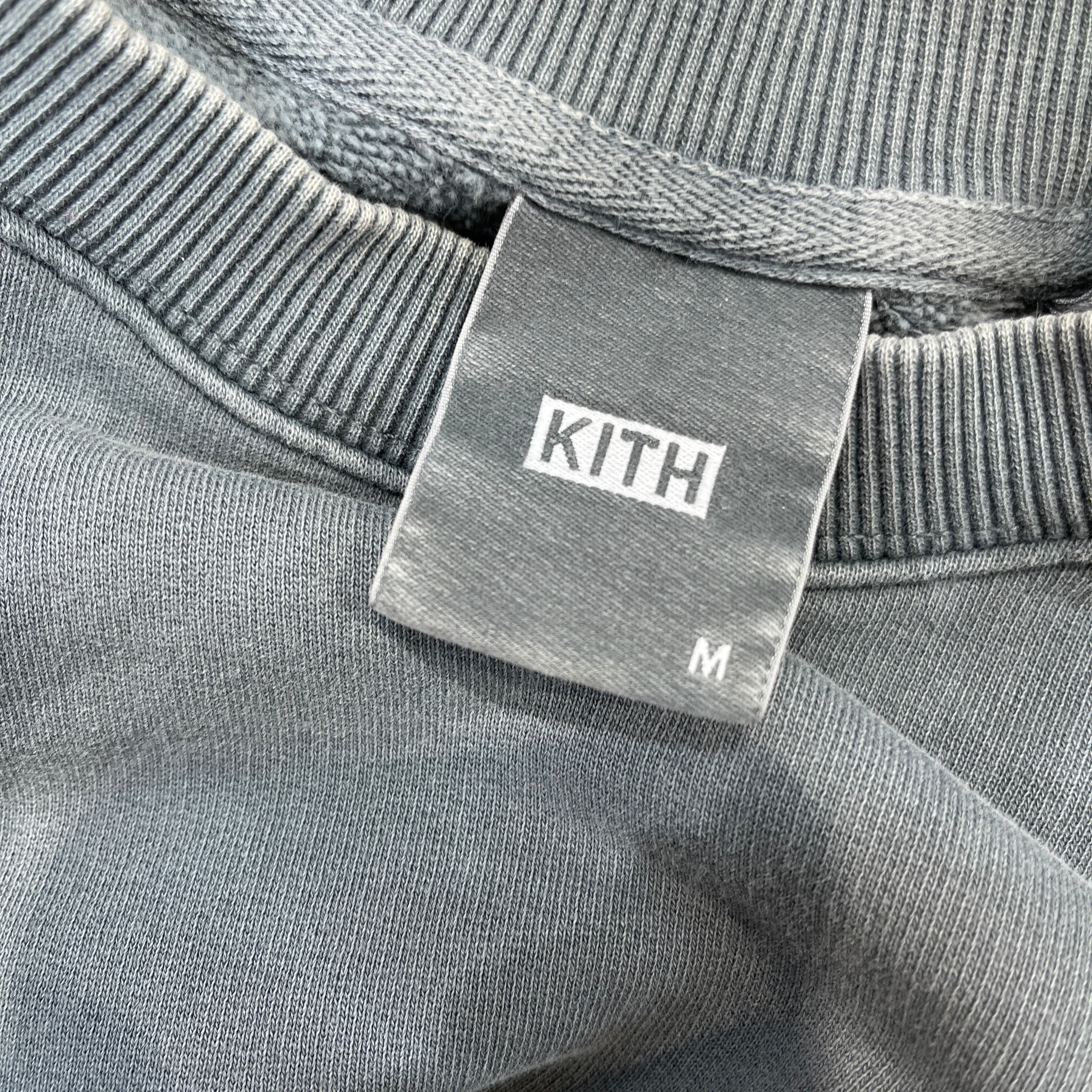 KITH/Sweater/M/Cotton/GRN/cursive logo crewneck view 3