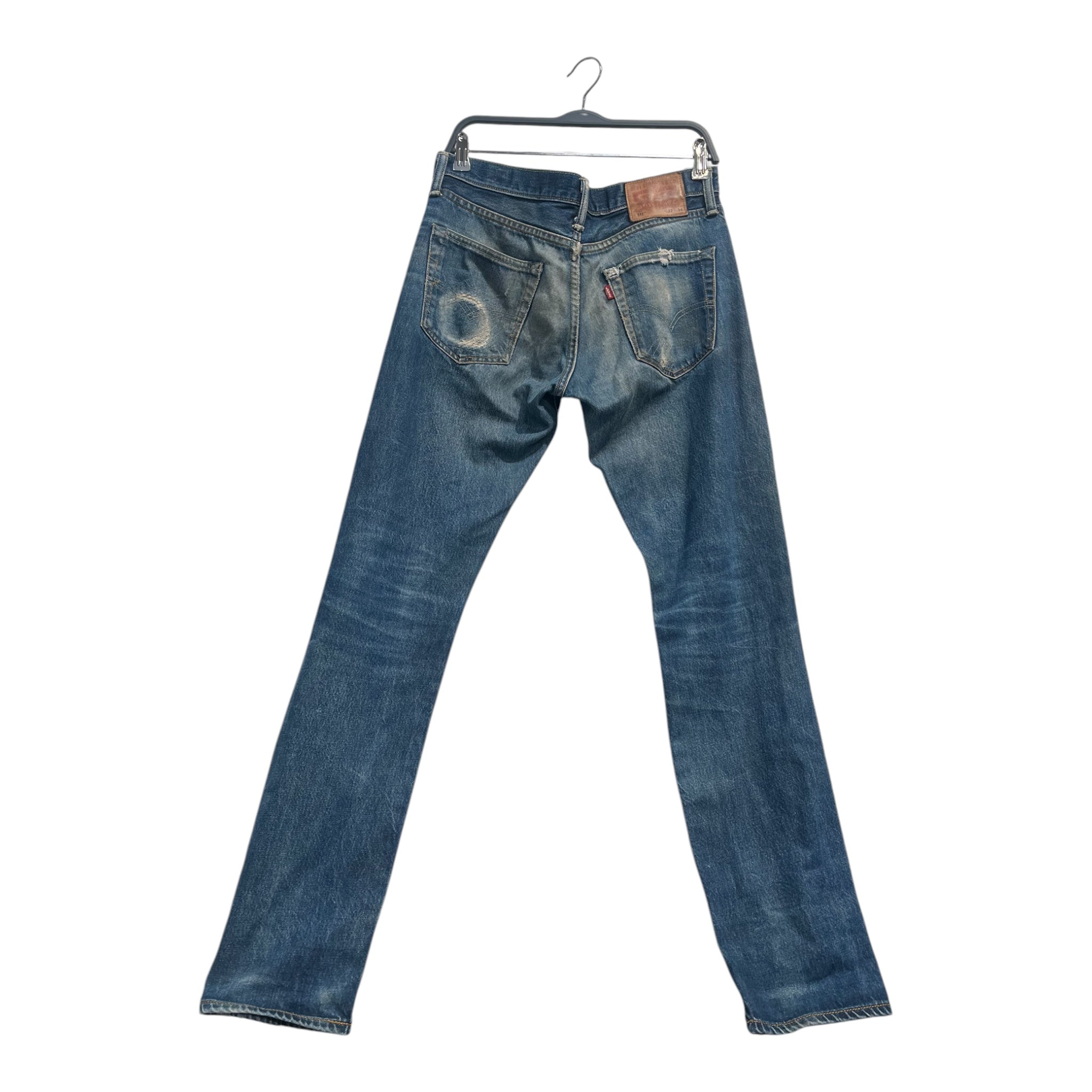 Levi's Vintage Clothing/Straight Pants/32/Cotton/IDG/SELVIDGE/ LAST ORG USA MADE view 2
