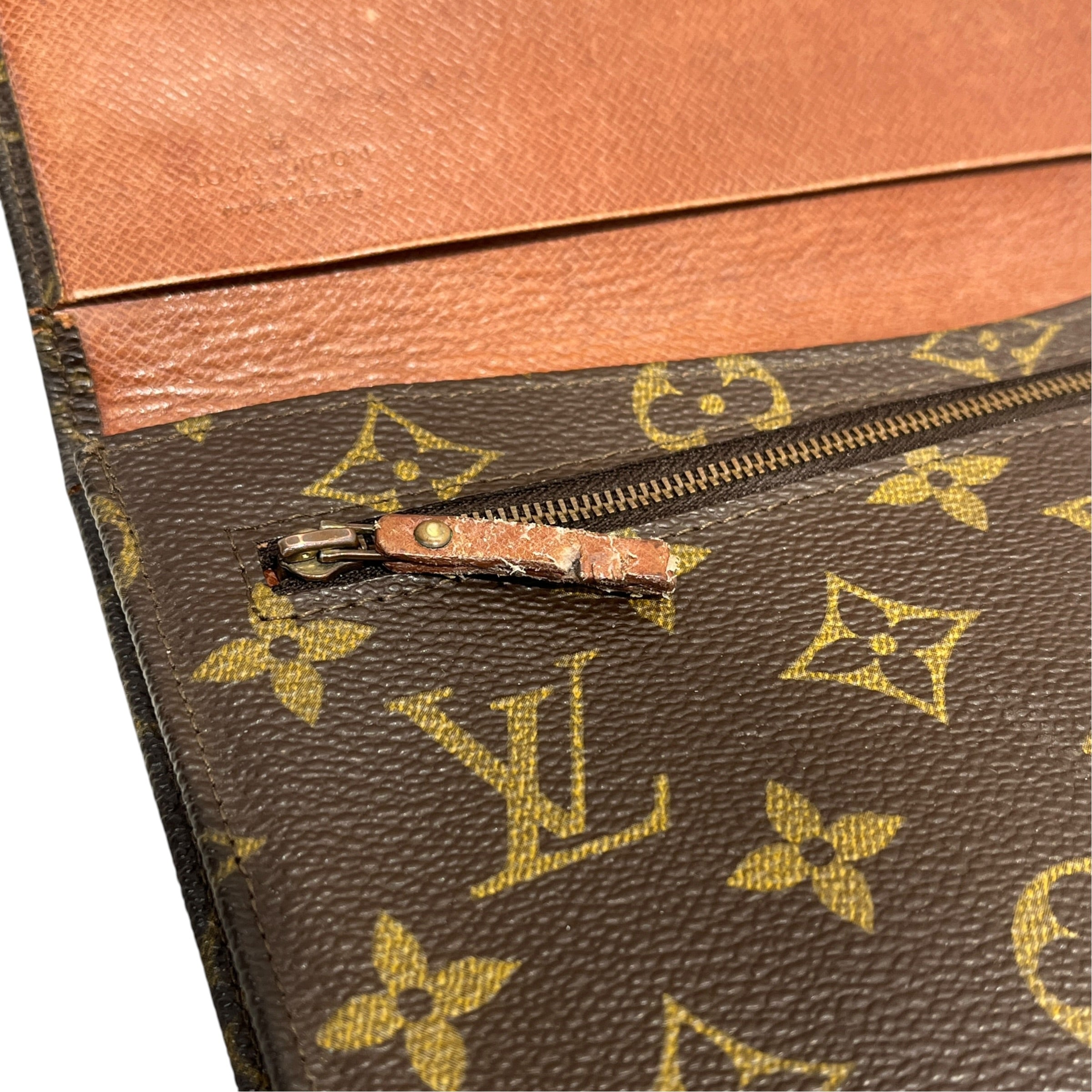 LOUIS VUITTON/Pouch/Monogram/Leather/BRW/pochette rabat 23 view 7