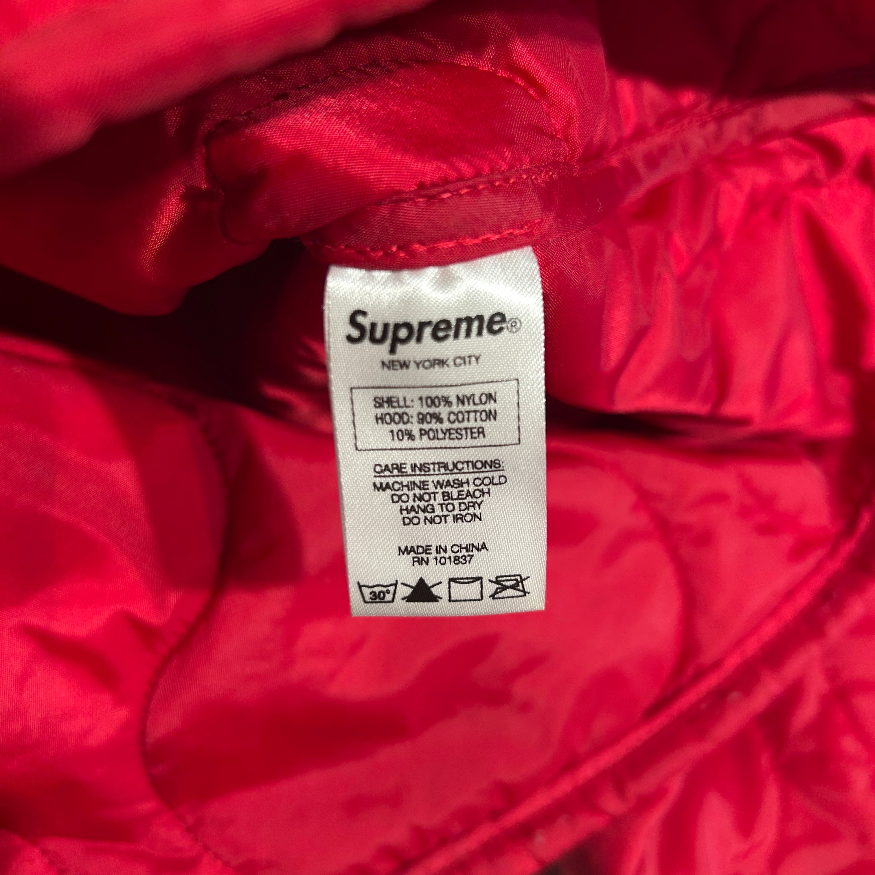 Supreme/Jacket/XL/Cotton/RED/Usa fbi Supreme jacket view 4