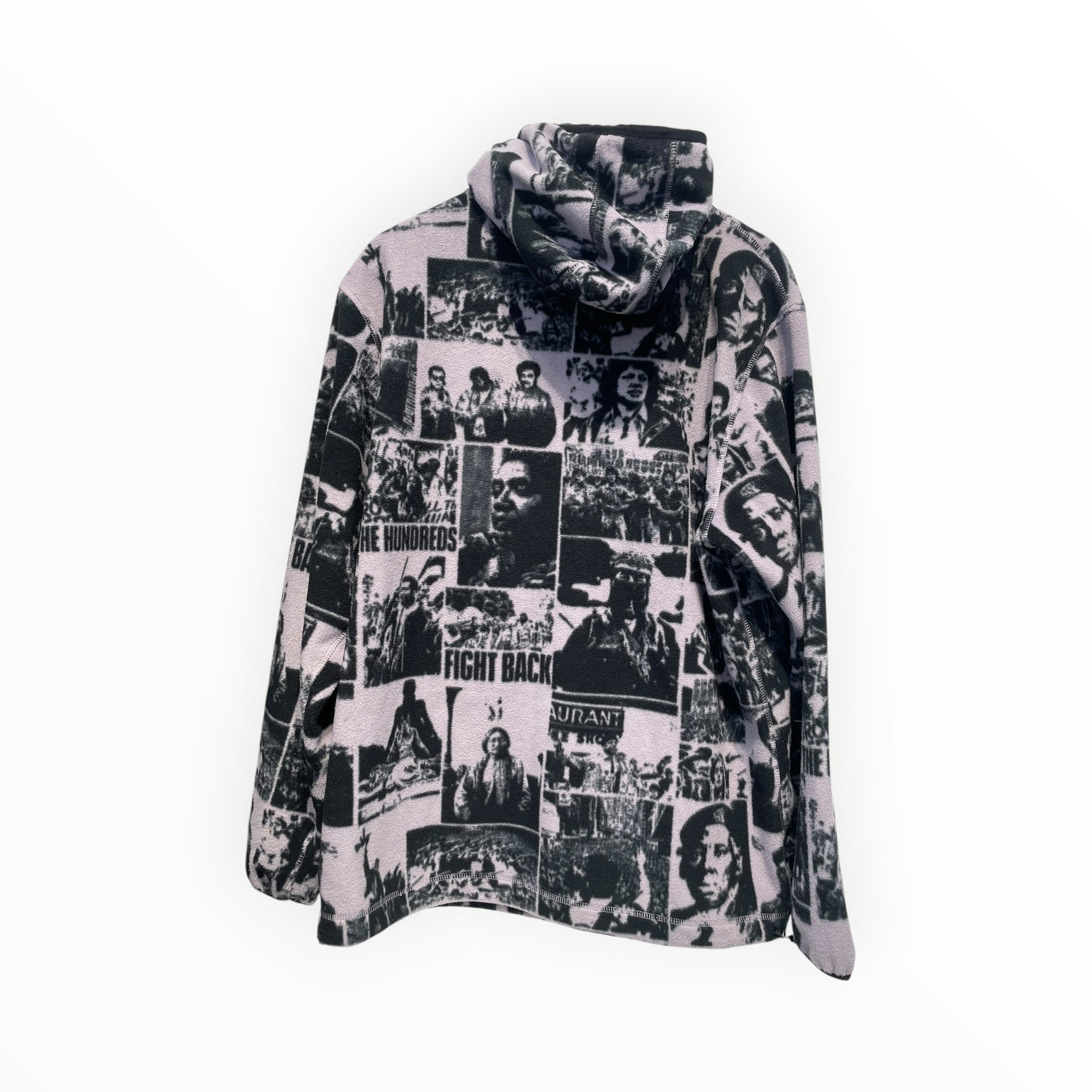 THE HUNDREDS/Zip Up Hoodie/L/All Over Print/Cotton/PPL/ view 2