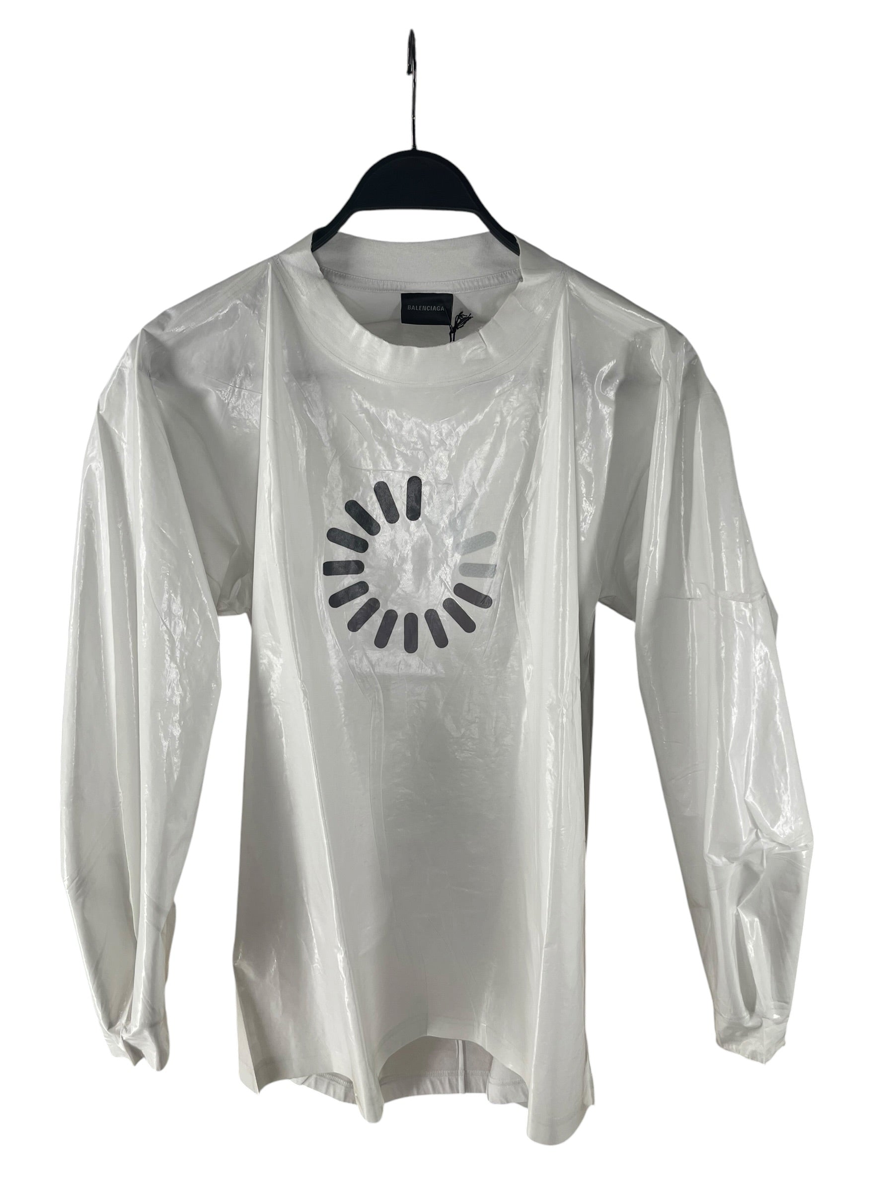 BALENCIAGA/LS T-Shirt/1/Cotton/WHT/Graphic/LOADING LAMINATED LS 404 PAGE view 1