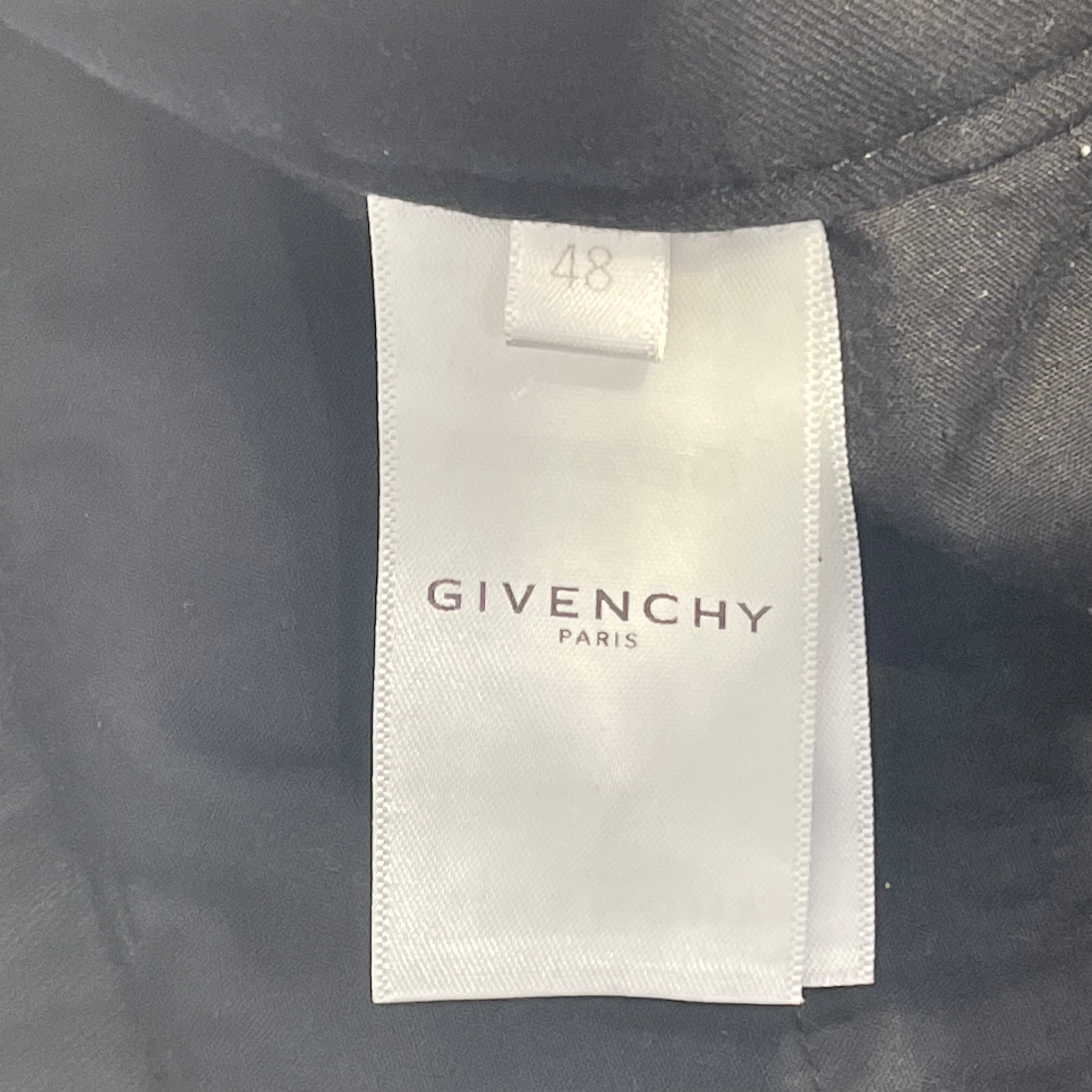 GIVENCHY/Pants/48/Cotton/BLK/DOUBLE KNEE view 4