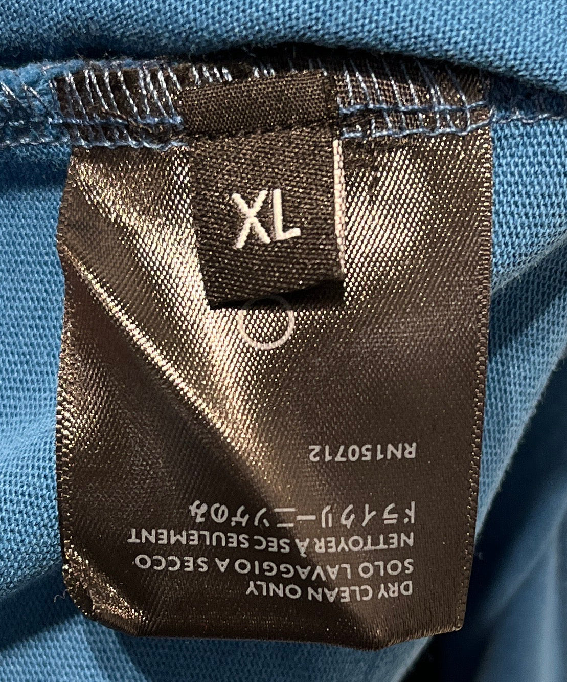 AMIRI/T-Shirt/XL/Cotton/BLU/All Over Print/LOGO WITH SPARKLES view 4