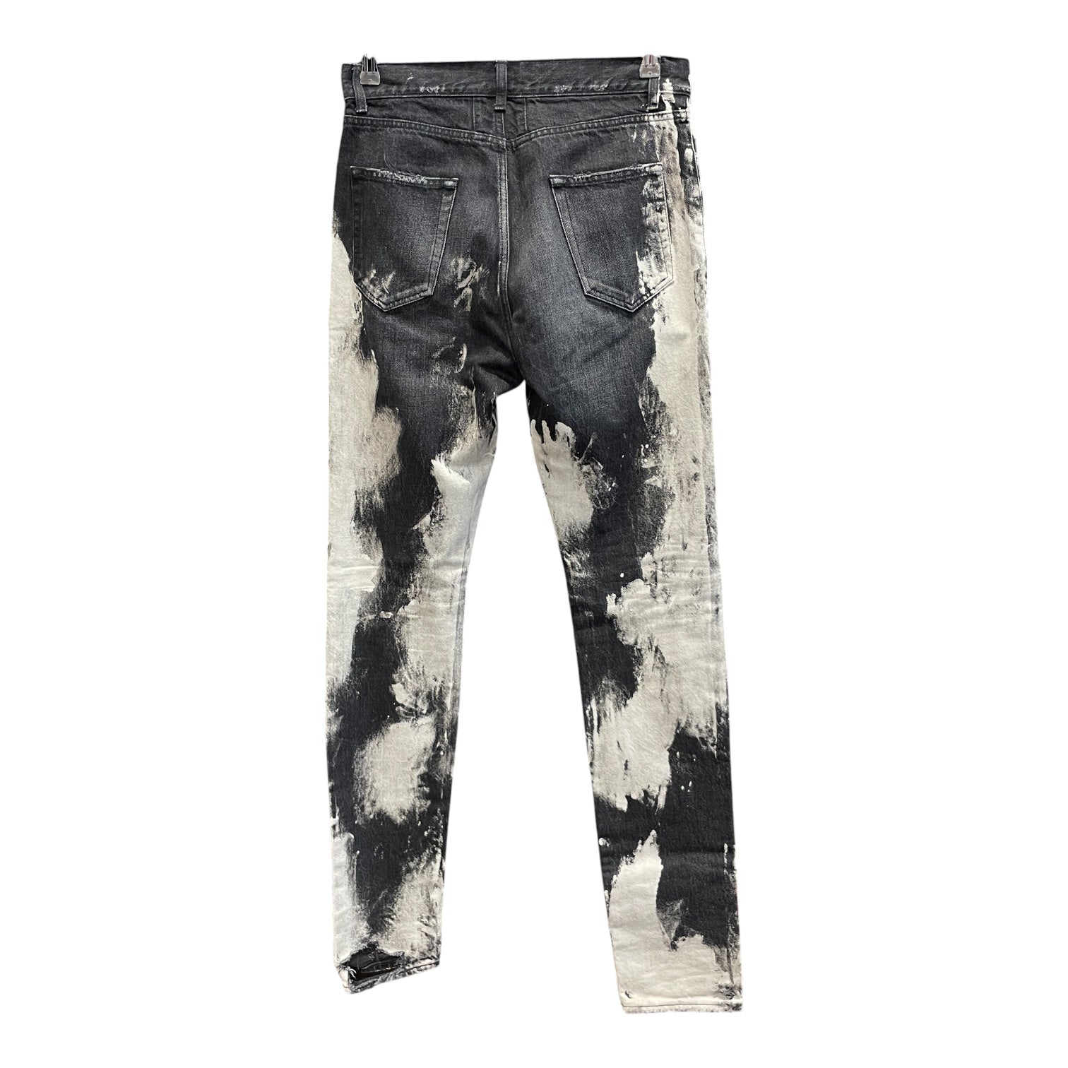 SAINT LAURENT/Skinny Pants/30/Denim/BLK/All Over Print/Hedi Slimane view 2
