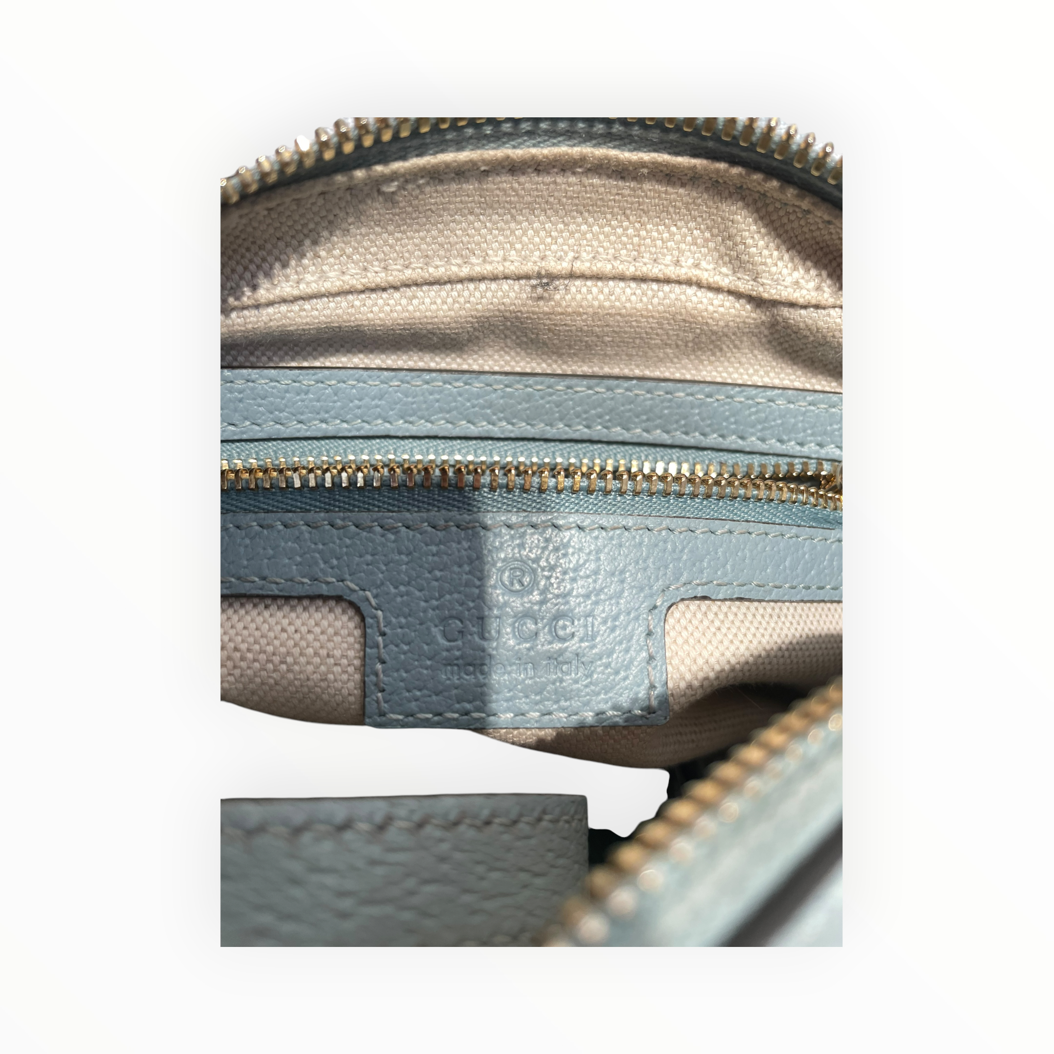 GUCCI/Hand Bag/Monogram/Leather/BLU/Ophidia view 8