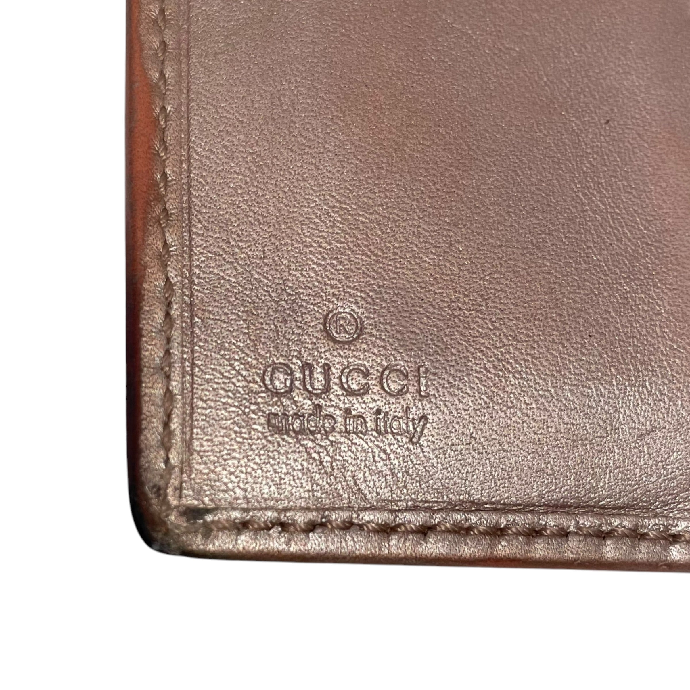 GUCCI/Wallet/Monogram/Cotton/BRW/L's/Gucci Lovely heart Wallet view 4