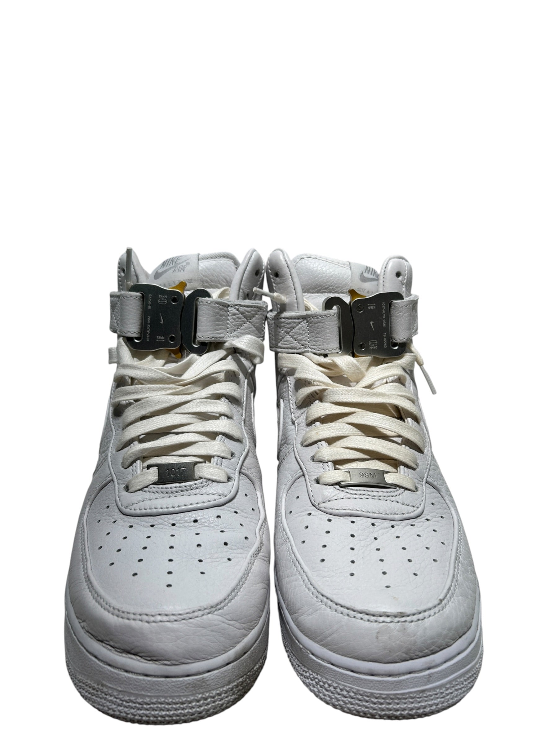 NIKE/1017 ALYX 9SM(ALYX)/Hi-Sneakers/US 10/Leather/WHT/AIR FORCE 1 view 3