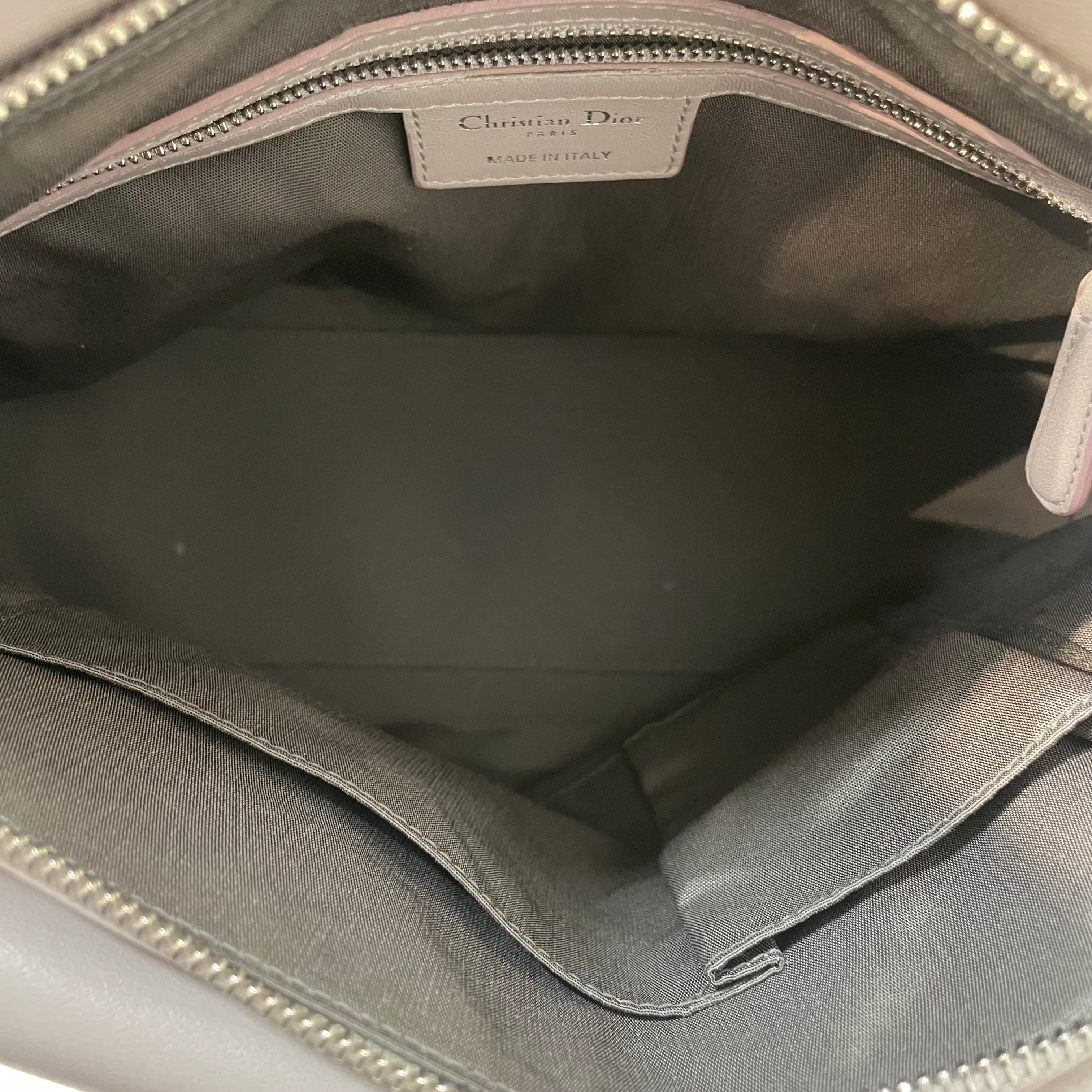 Christian Dior/Hand Bag/Leather/GRY/granville tote view 5