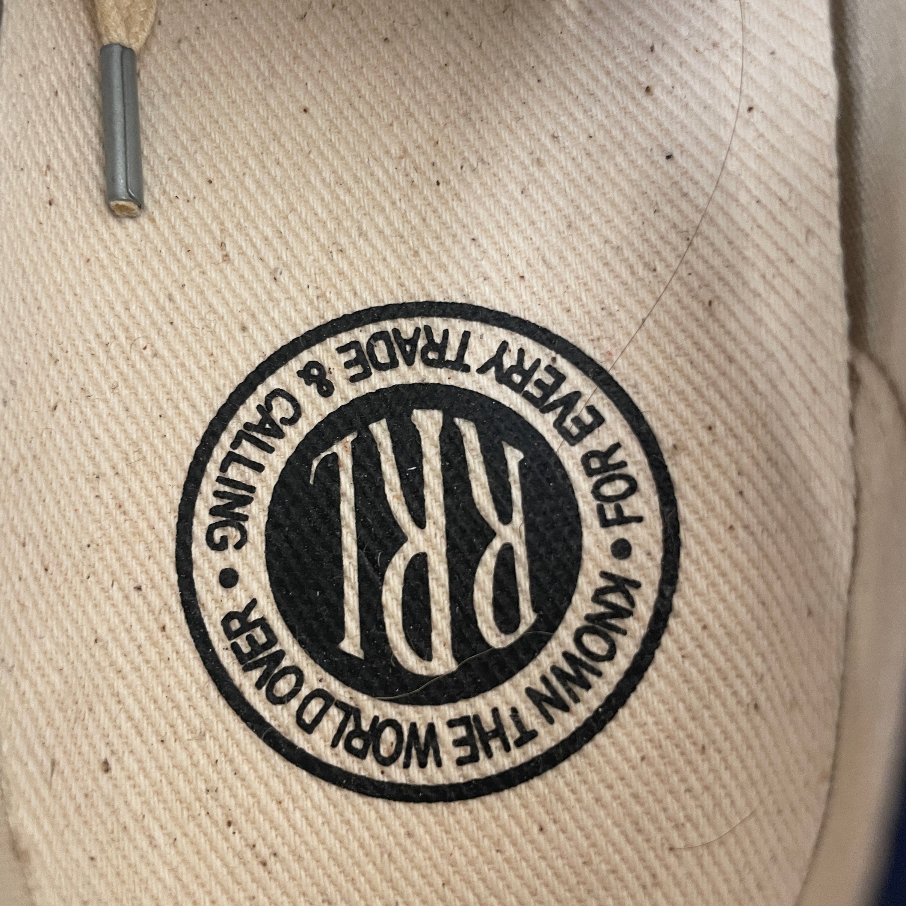 RRL/Low-Sneakers/US 9/Cotton/NVY/NEW NOR-FOLK-SK-VLC view 3