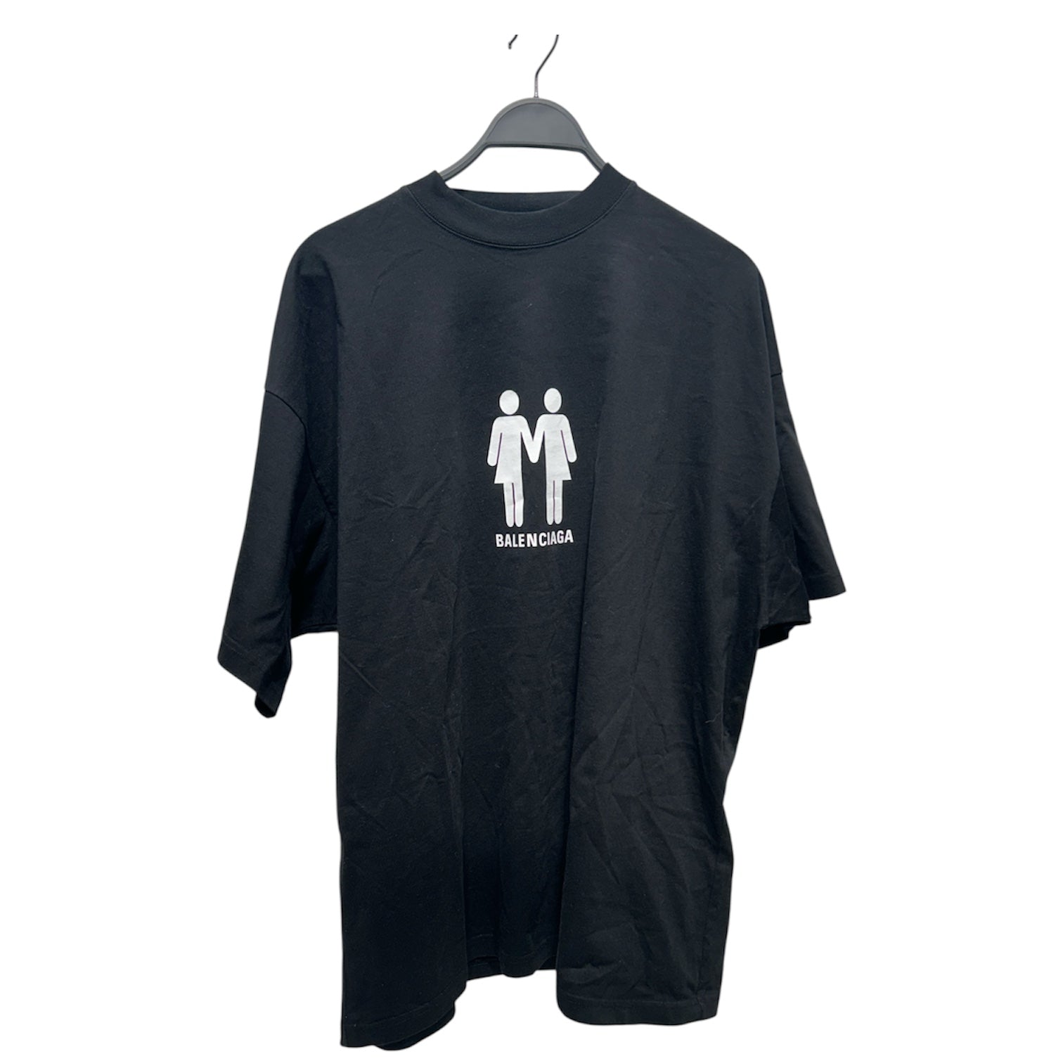 BALENCIAGA/T-Shirt/3/Cotton/BLK/PRIDE TEE view 1