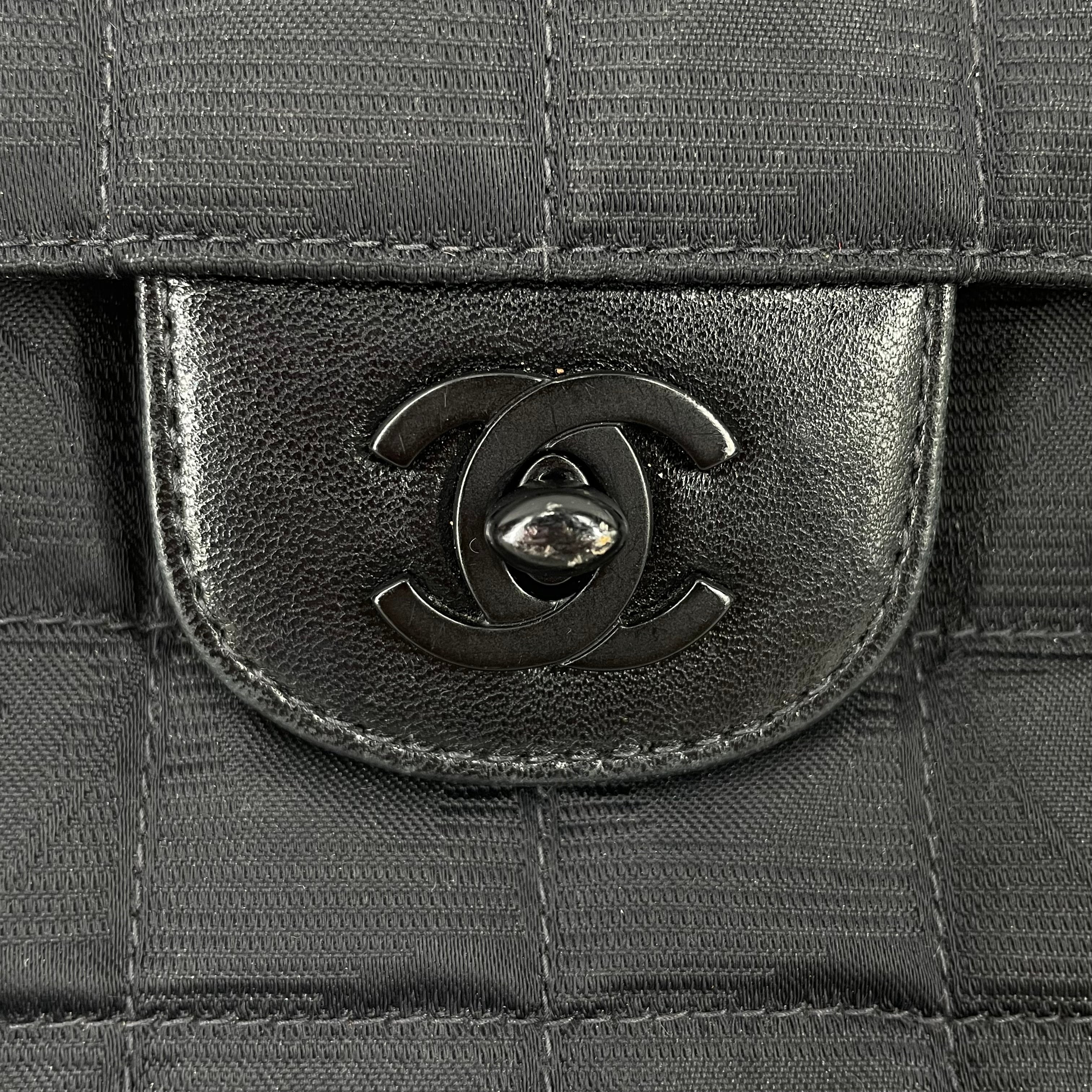 CHANEL/Hand Bag/Nylon/BLK/7731103 NYLON FLAP BAG view 8