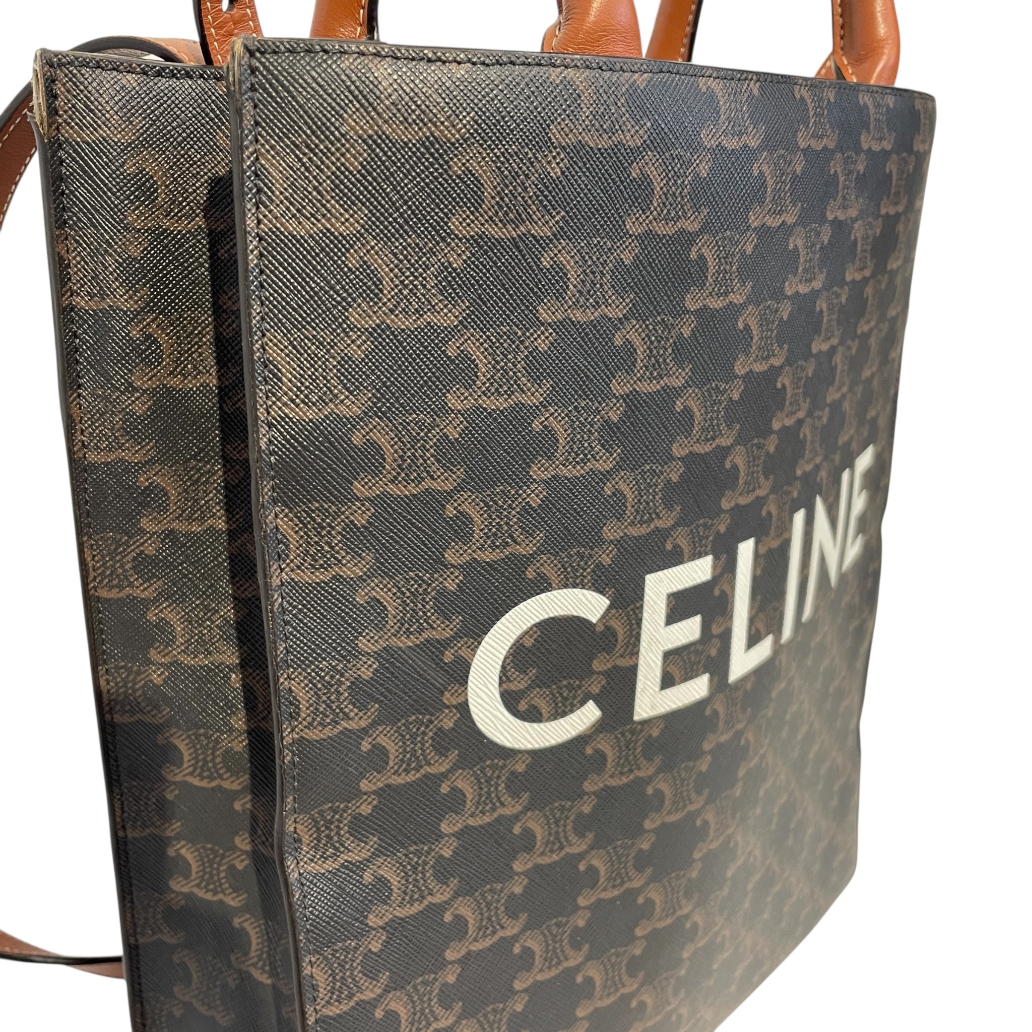 CELINE/Tote Bag/All Over Print/Leather/BLK/ view 4