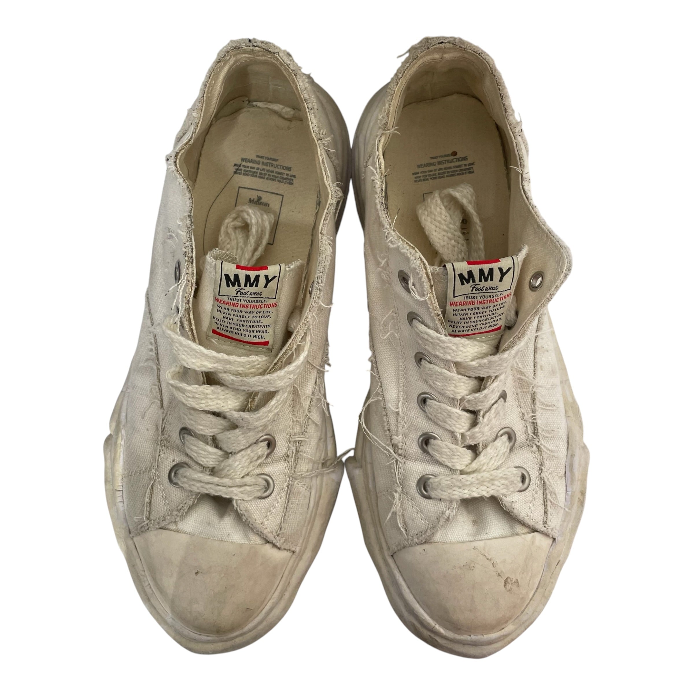 MIHARA YASUHIRO/Low-Sneakers/EU 44/Cotton/WHT/ view 5