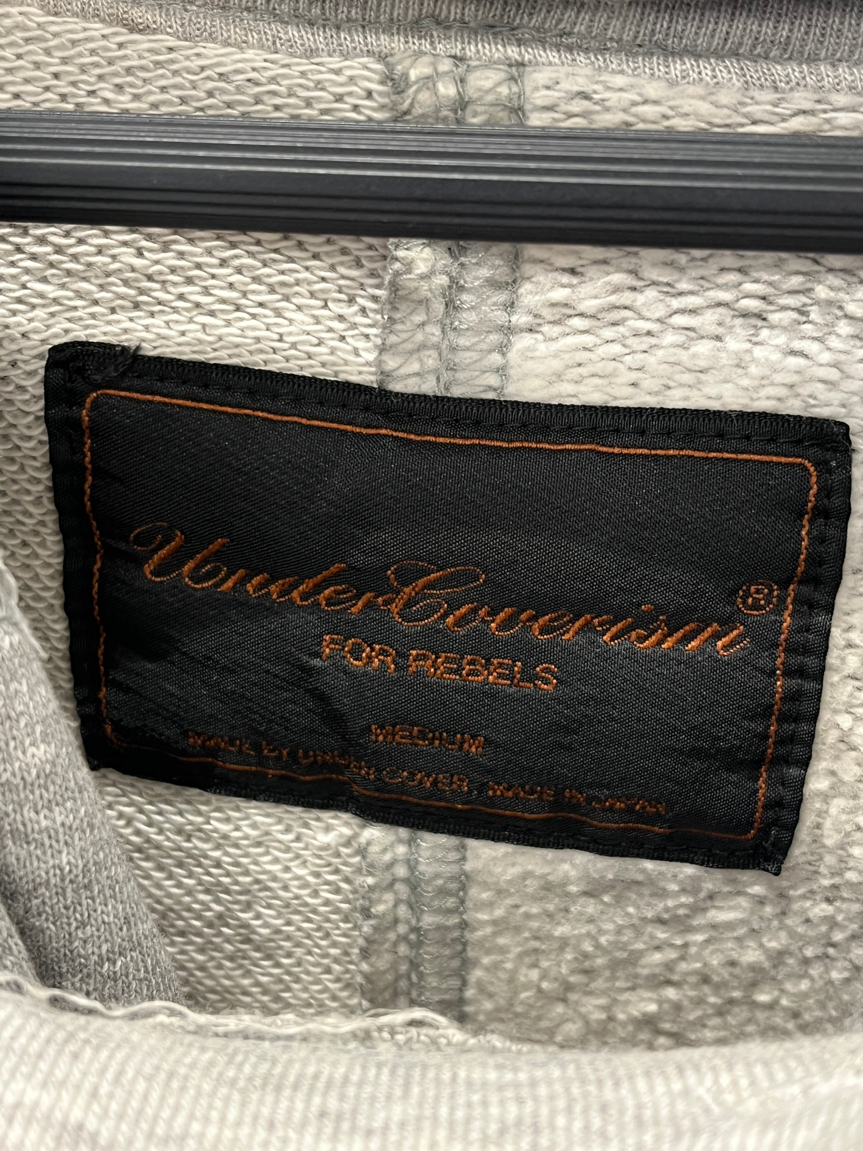 UNDERCOVER/Peacoat/M/Cotton/GRY/T.R.G right sleeve grey peacoa view 3