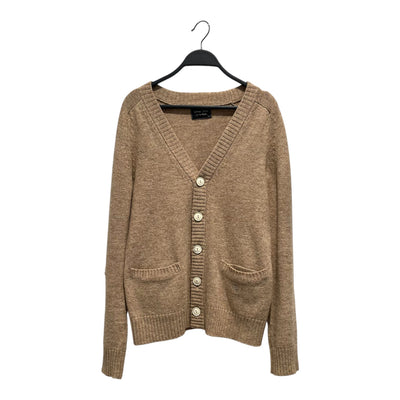 NUMBER (N)INE/Cardigan/S/Wool/BLK/AW06 Noir Stitch Wool