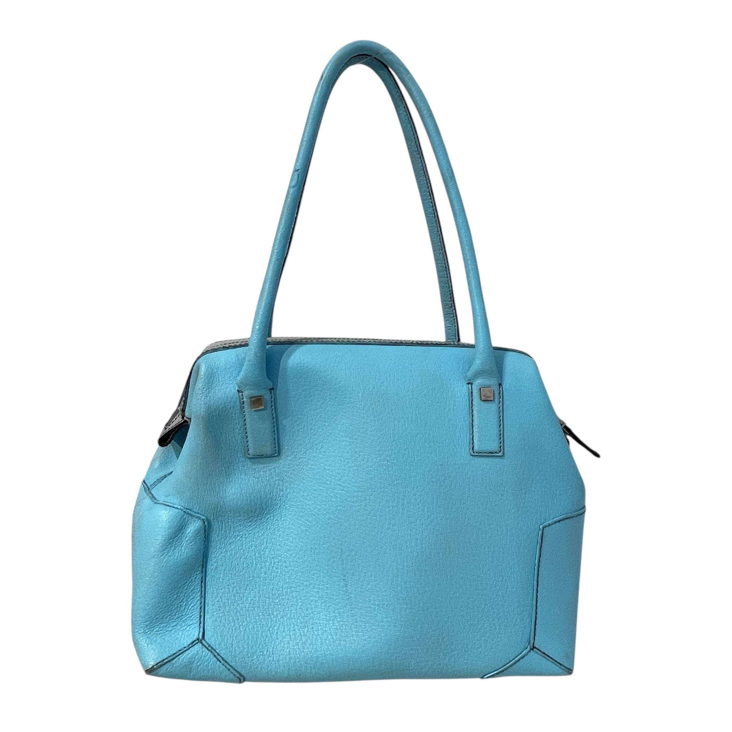 Salvatore Ferragamo/Tote Bag/Leather/BLU/Leather Top Handle Plain Bag view 2