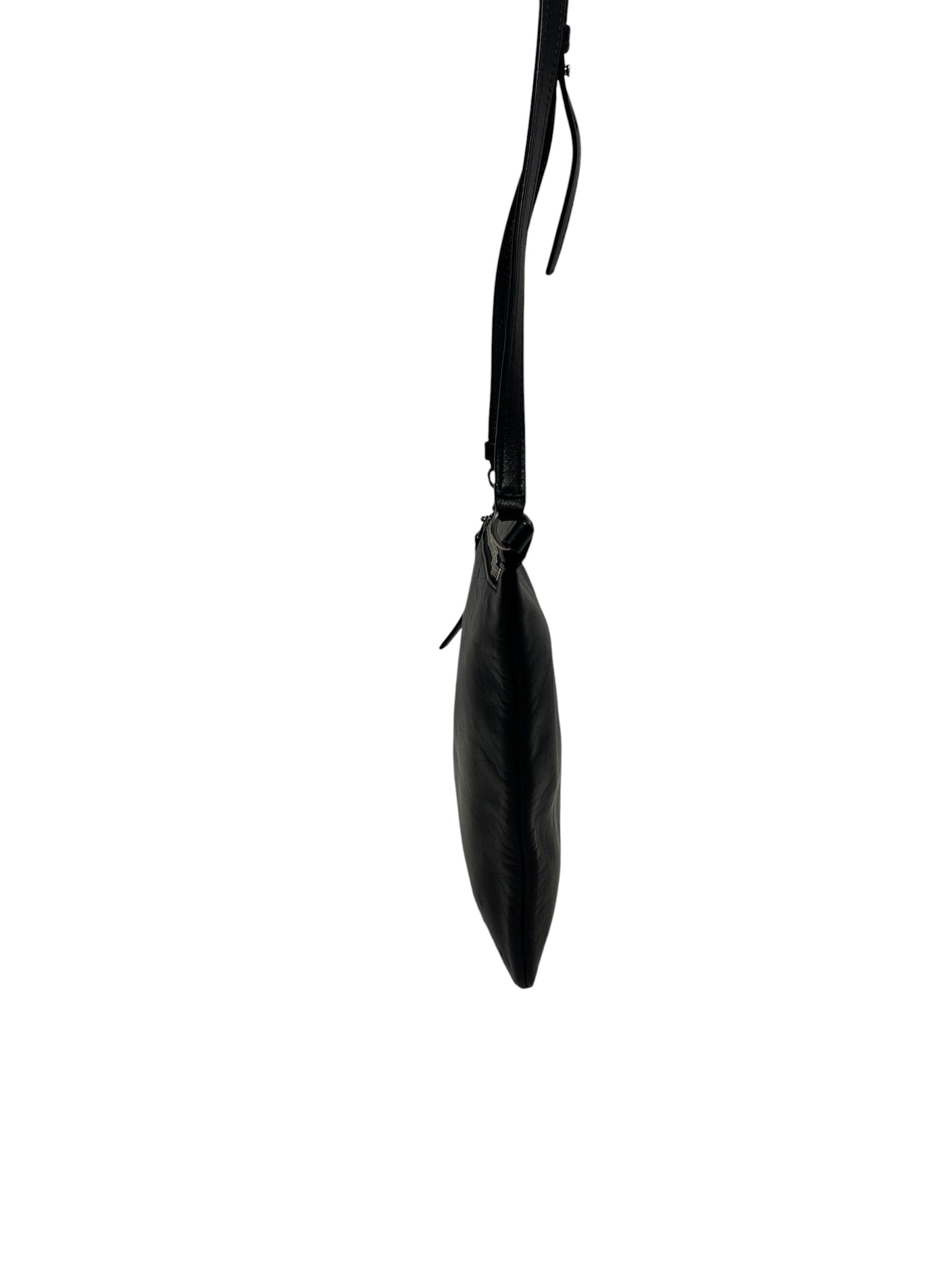 SAINT LAURENT/Pouch/Stripe/Leather/BLK/Calfskin pouch view 3