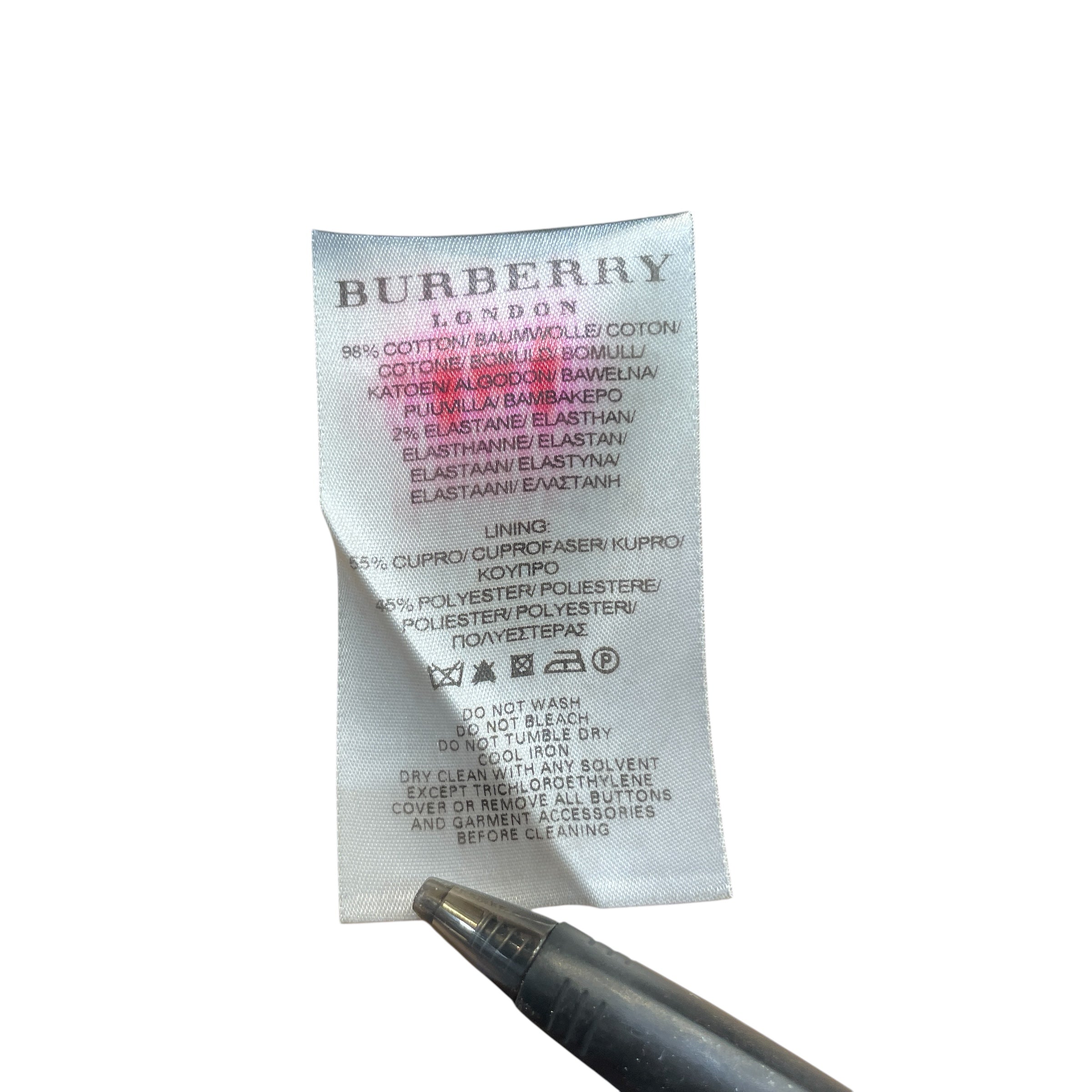 BURBERRY LONDON/Jacket/10/Cotton/NVY/ view 4