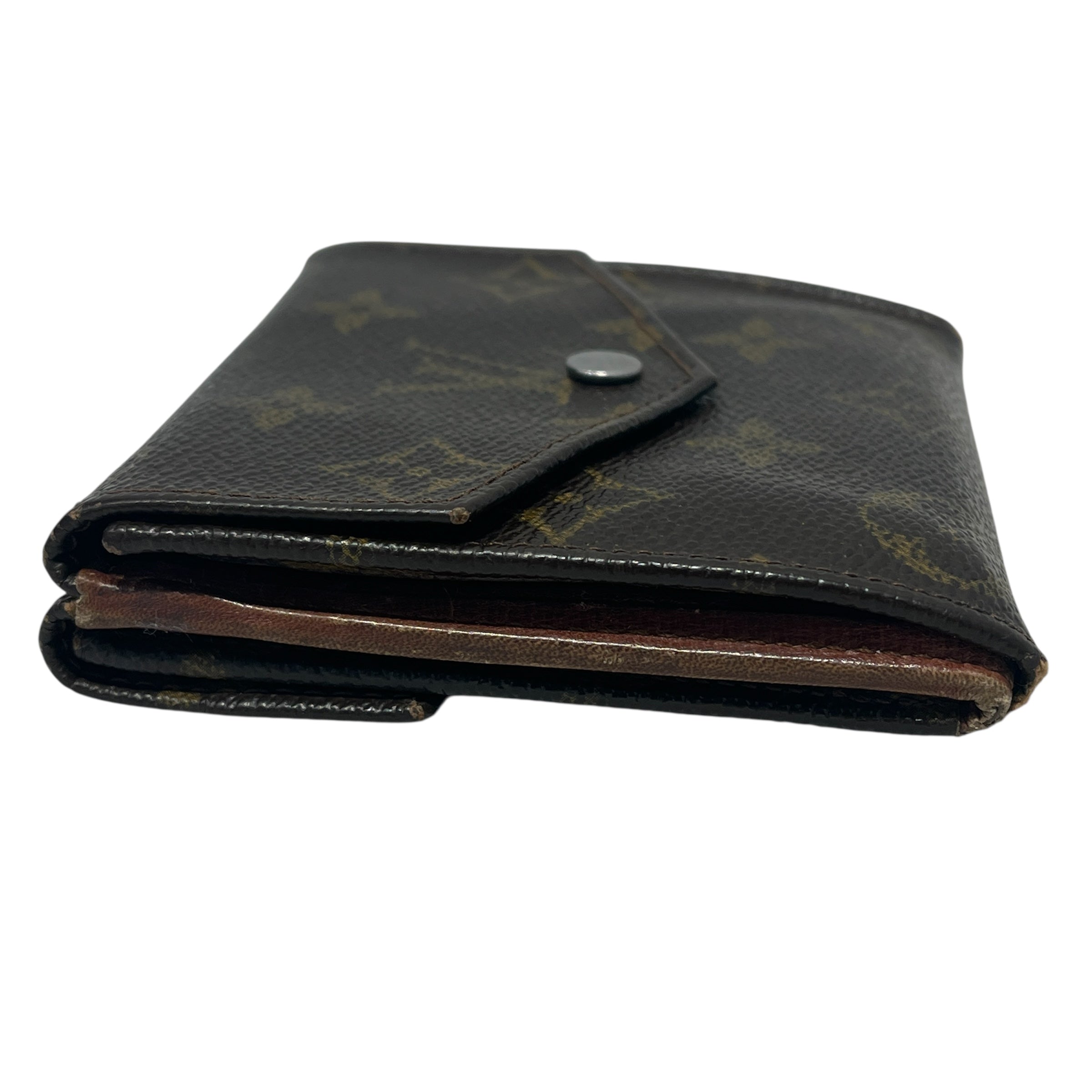 LOUIS VUITTON/Wallet/Monogram/Leather/BRW/elise compact wallet view 10
