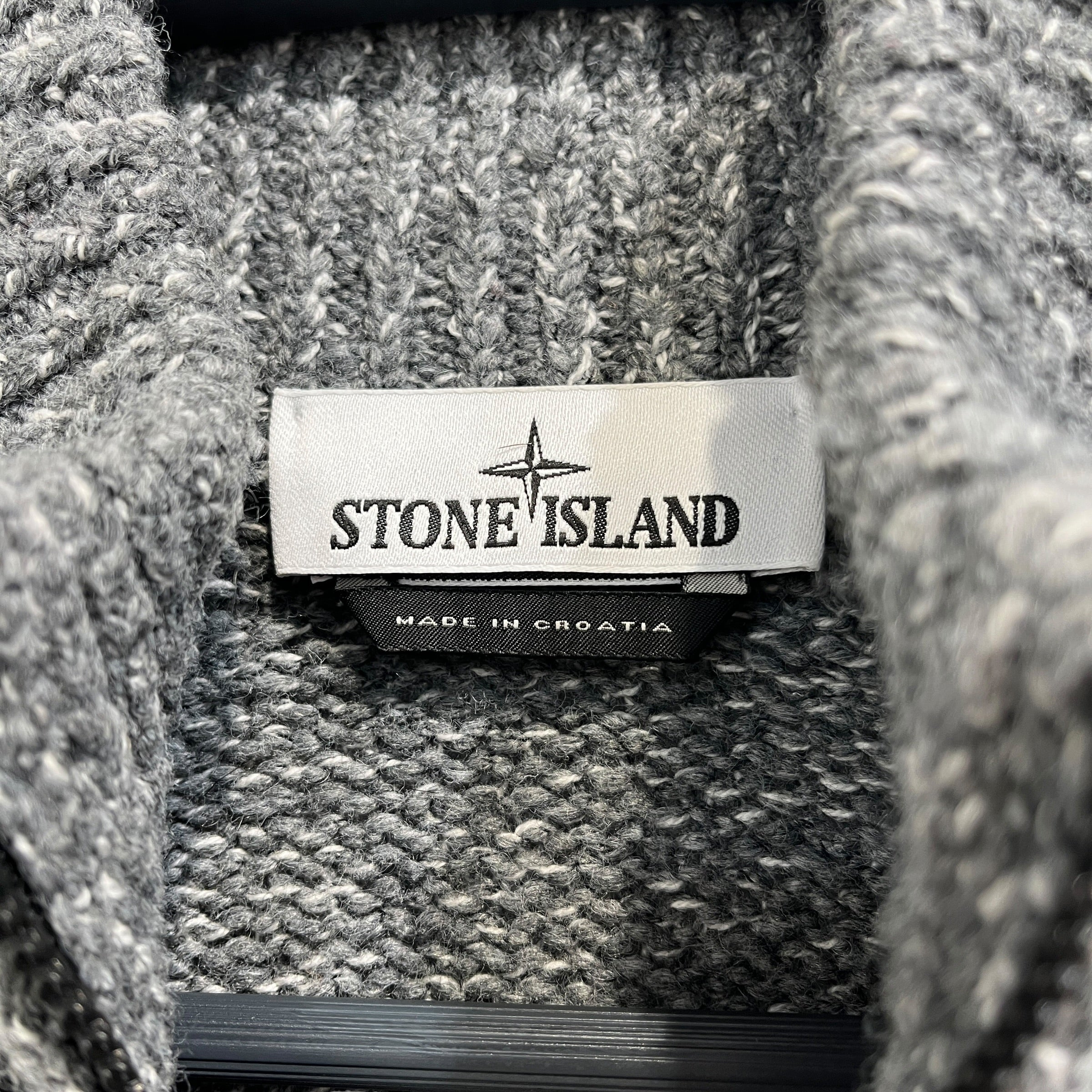 STONE ISLAND/Heavy Cardigan/XL/Wool/GRY/V0M6B view 4