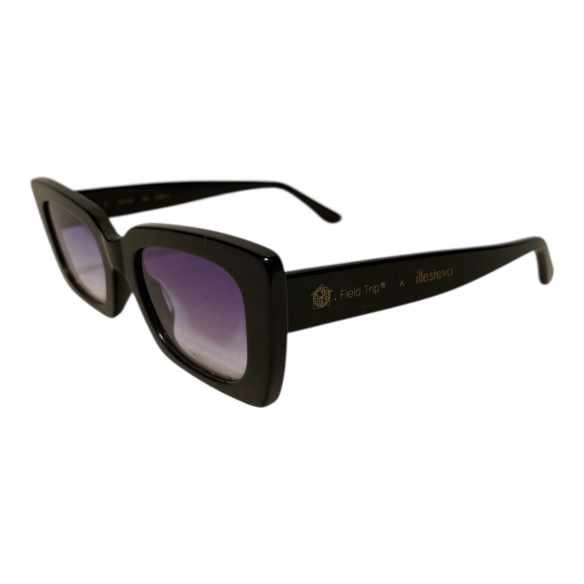illesteva/Sunglasses/Plastic/BLK/FEILD TRIP X ILLESTEVA view 2