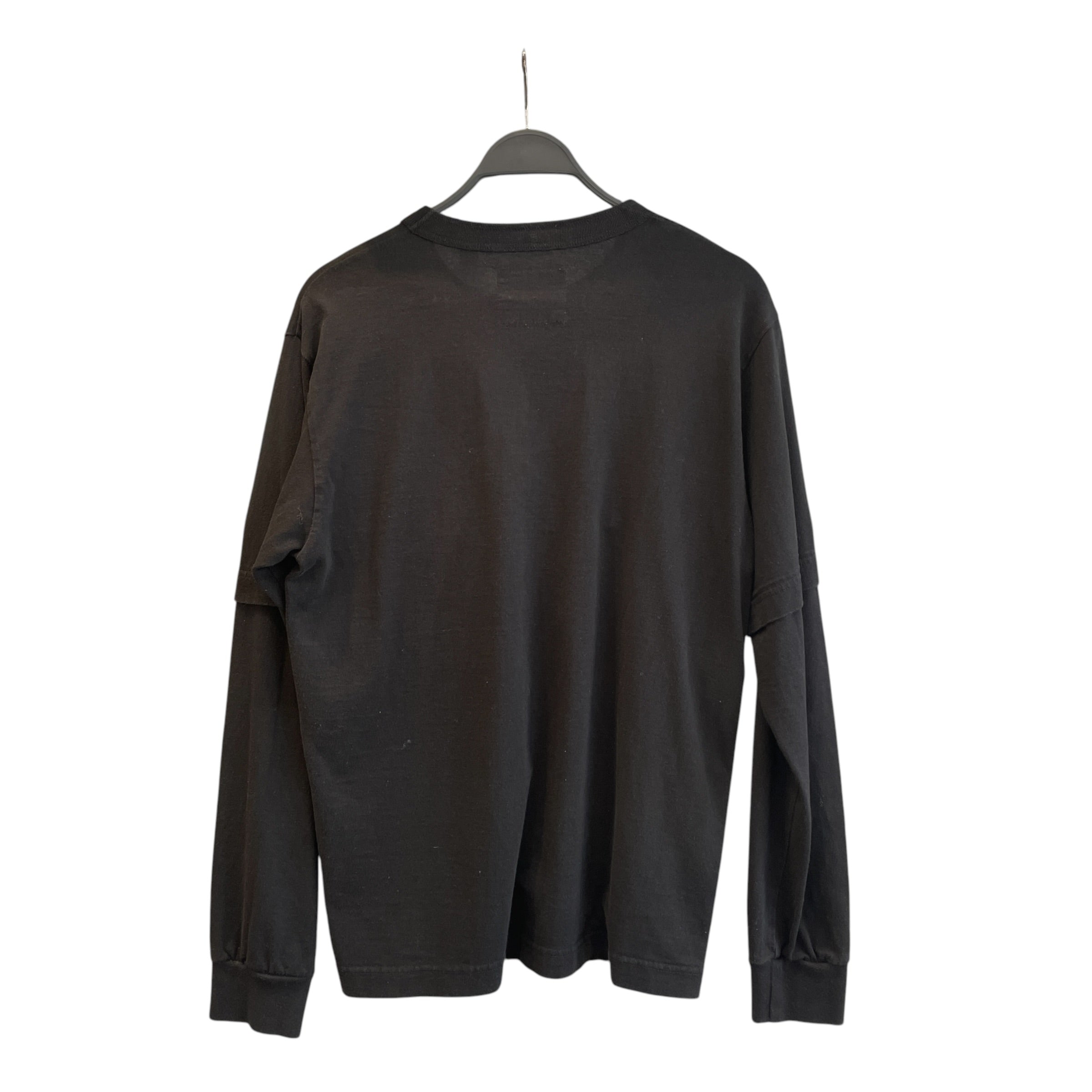 Sacai/LS T-Shirt/S/Cotton/BLK/SACAI SIDE ZIPPERS LS view 2