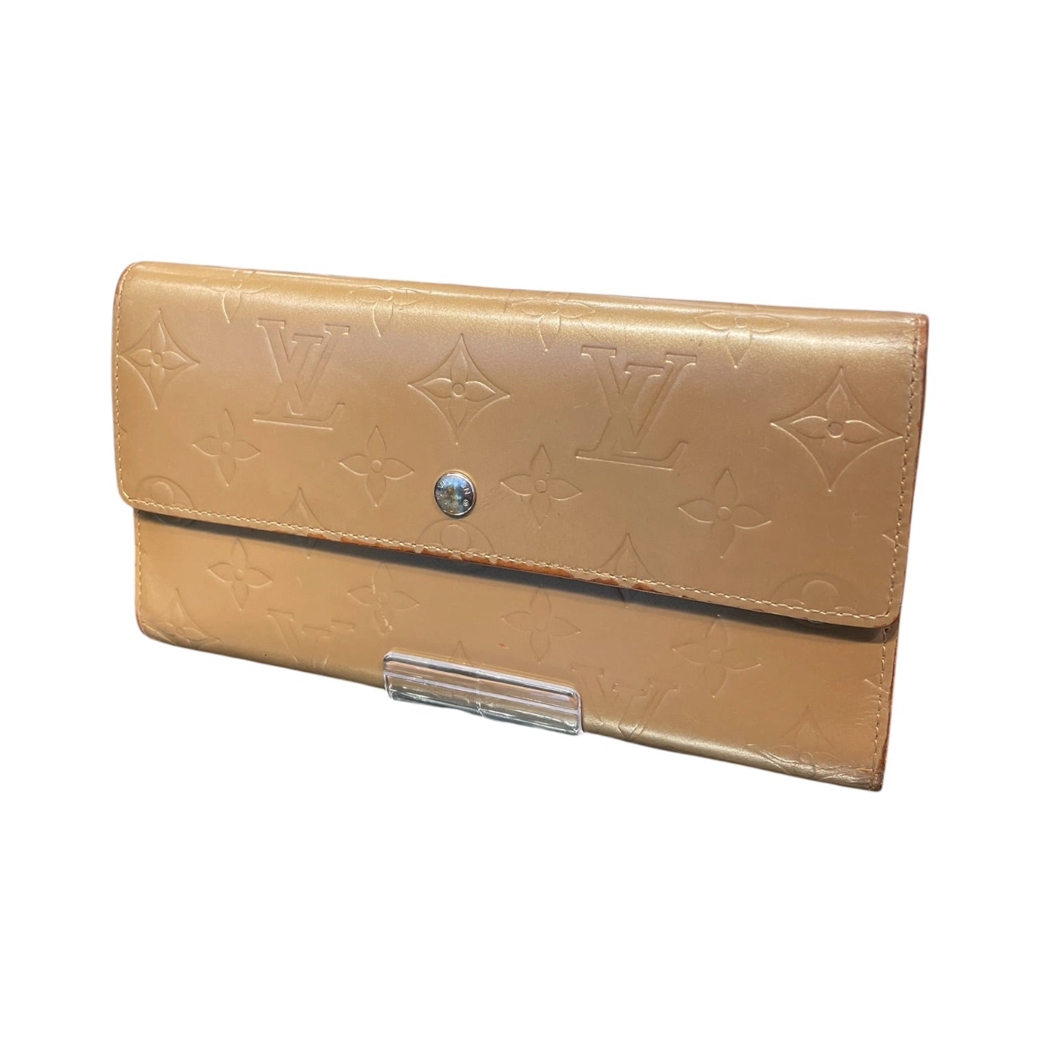 LOUIS VUITTON/Trifold Wallet/Monogram/Leather/GLD/Vernis Trifold Wallet view 1