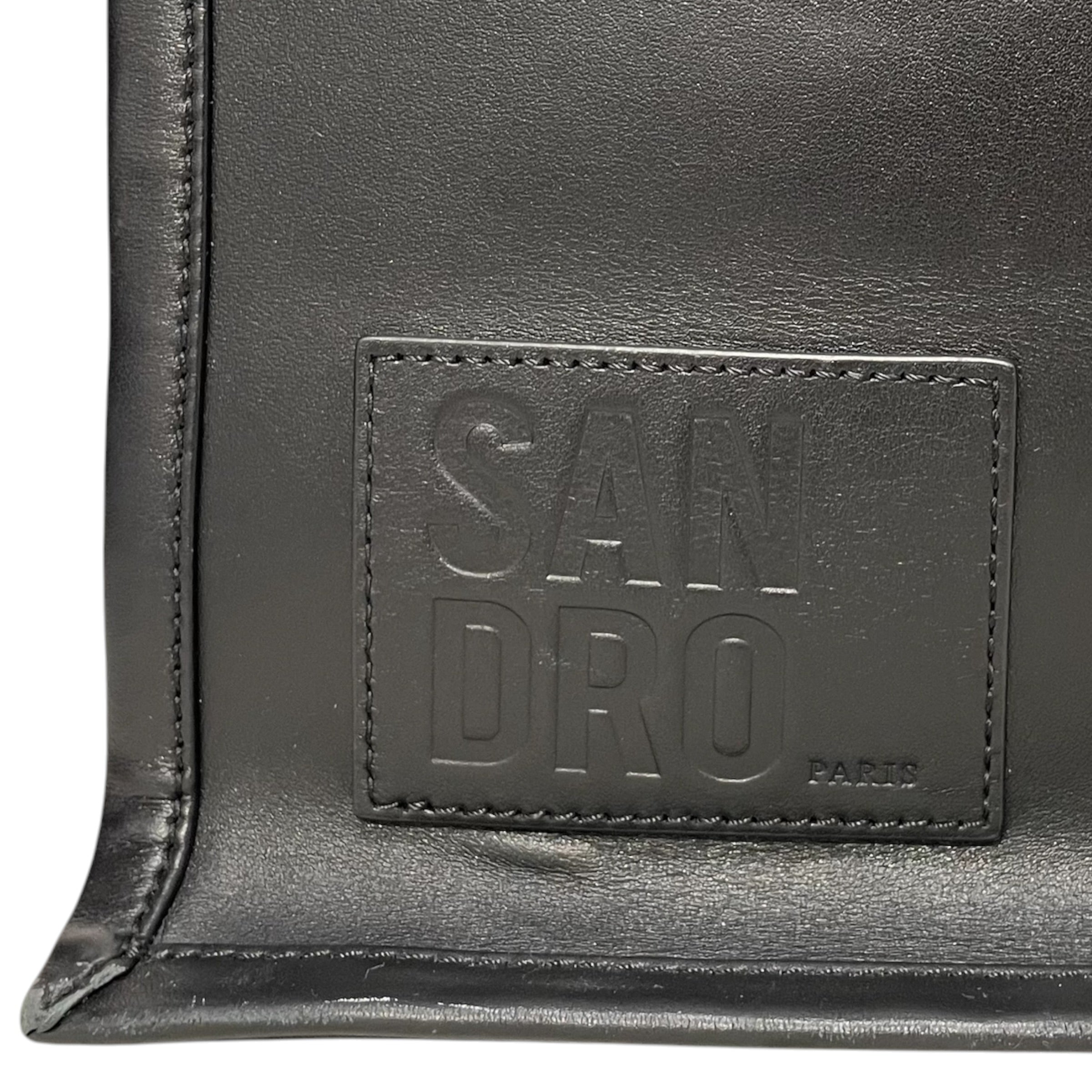 sandro/Tote Bag/Leather/BLK/ view 4