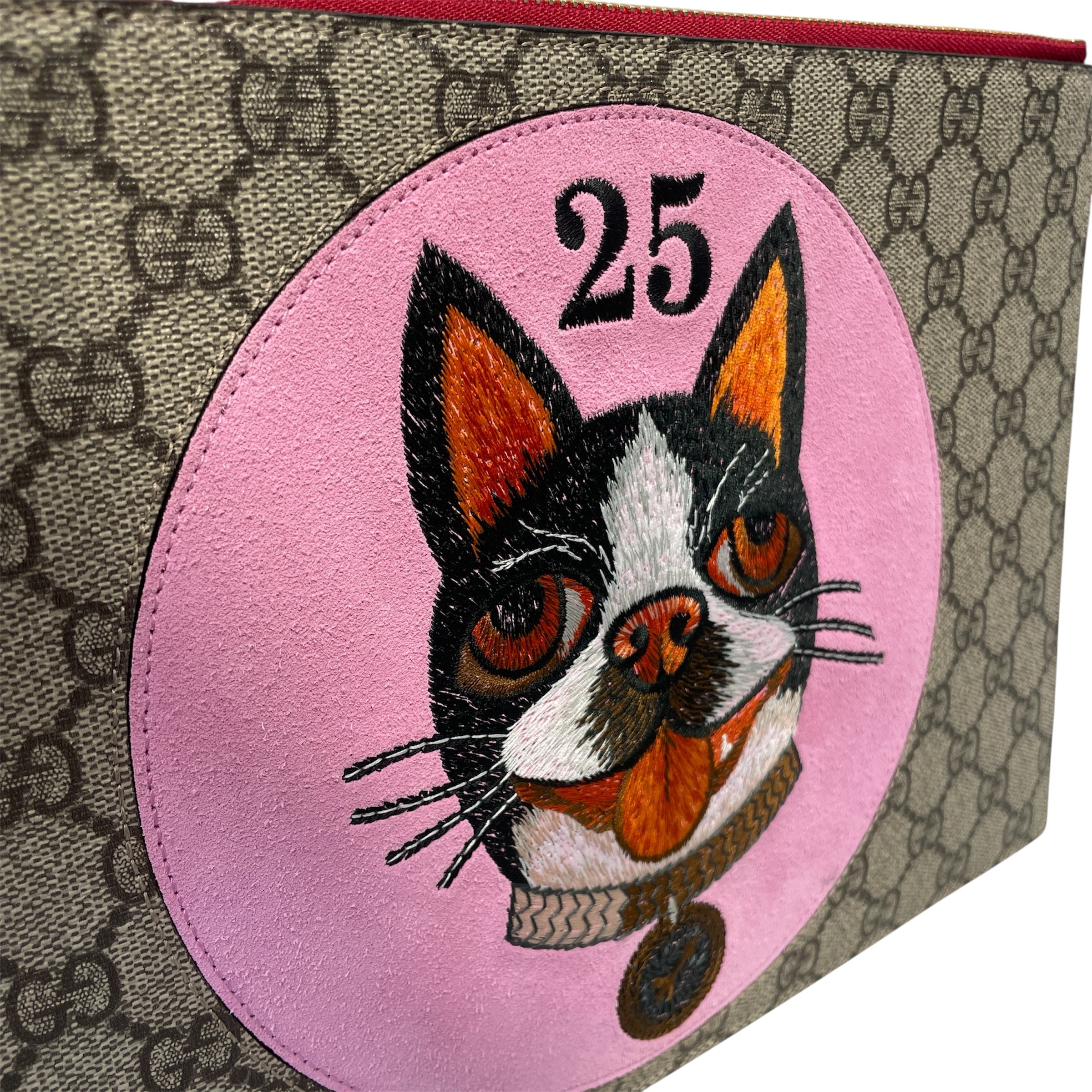 GUCCI/Clutch Bag/Monogram/KHK/BOSCO DOG CLUTCH view 6