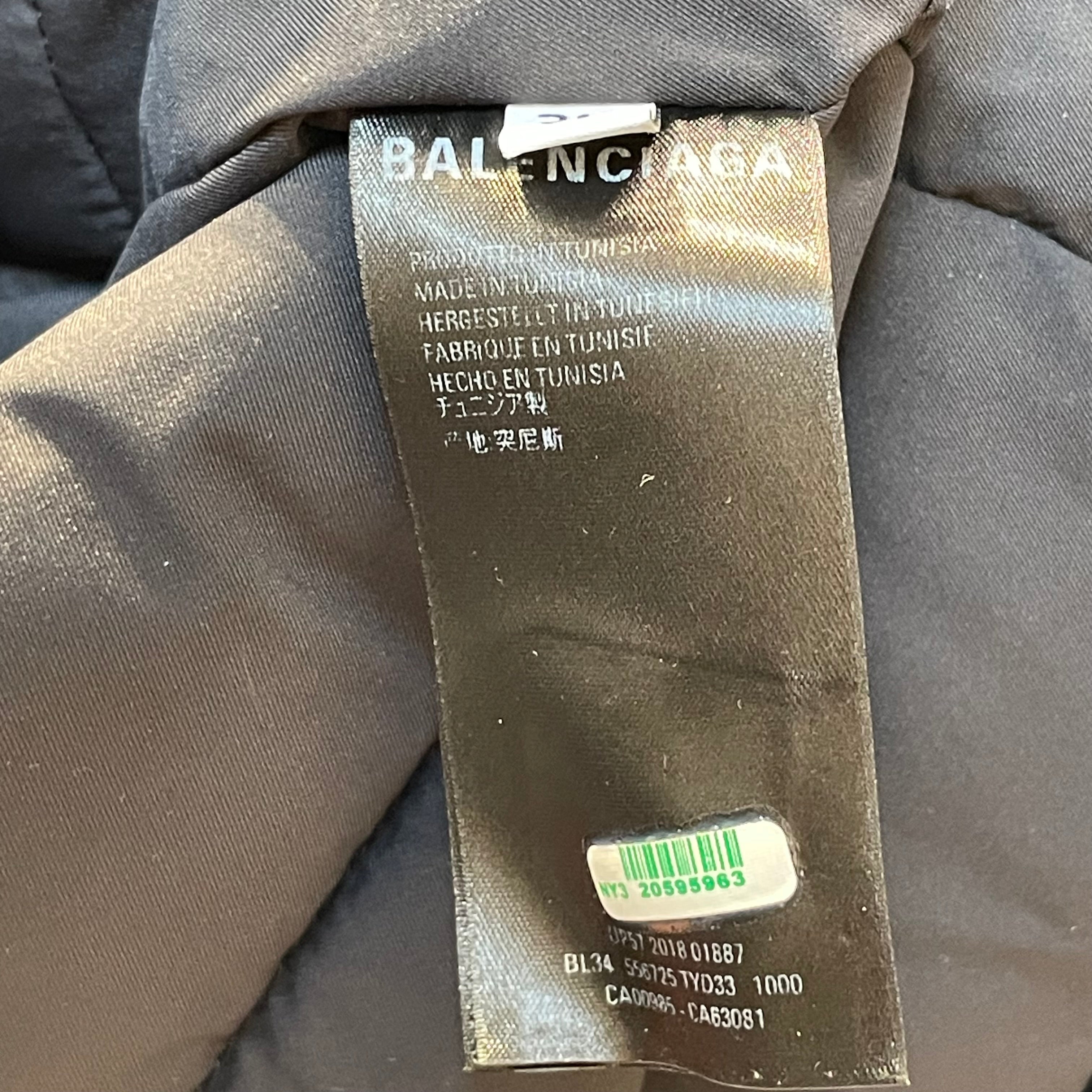 BALENCIAGA/Puffer Jkt/36/Nylon/BLK/ view 5