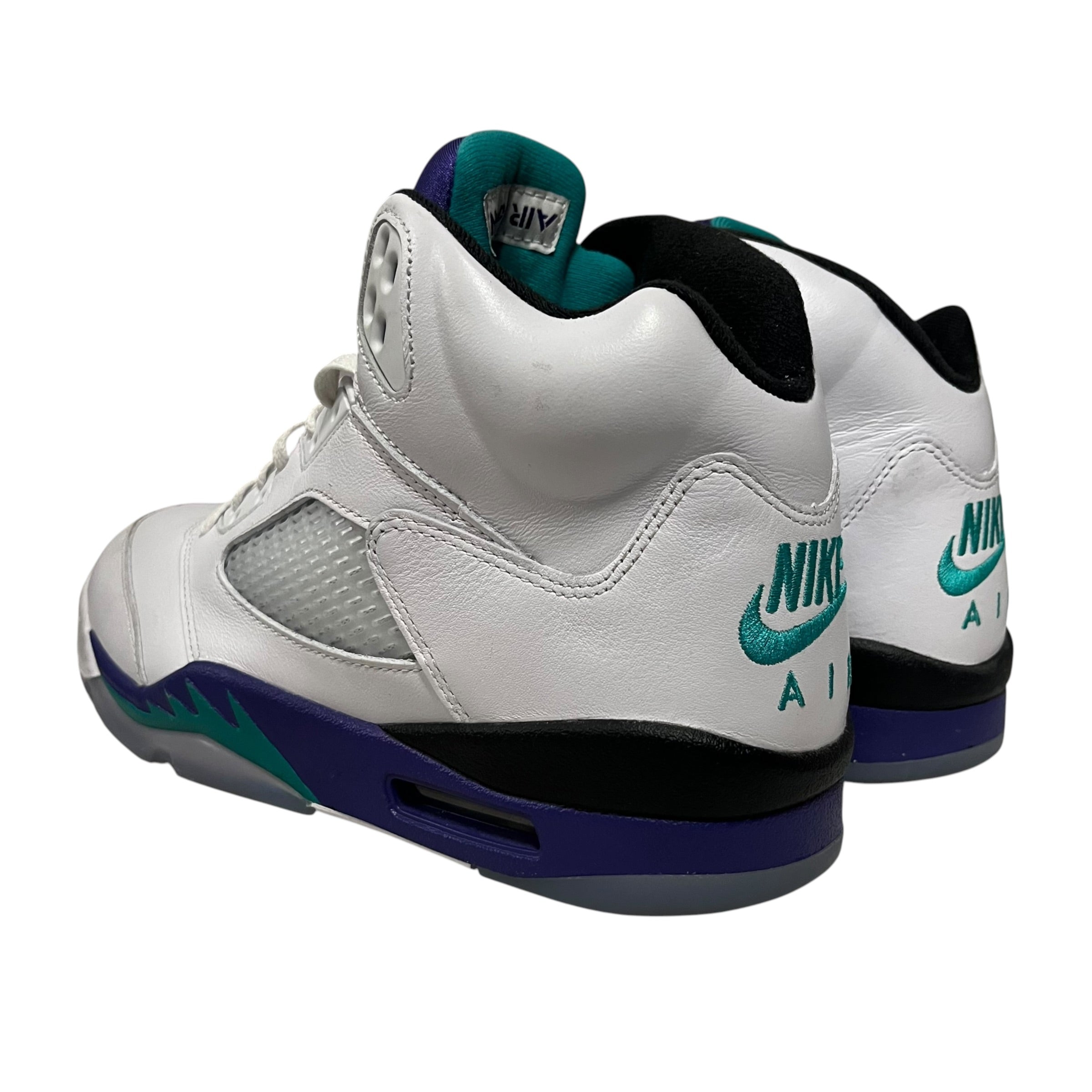 JORDAN BRAND/Hi-Sneakers/US 11/Leather/WHT/air j 5 retro grape 2013 view 2