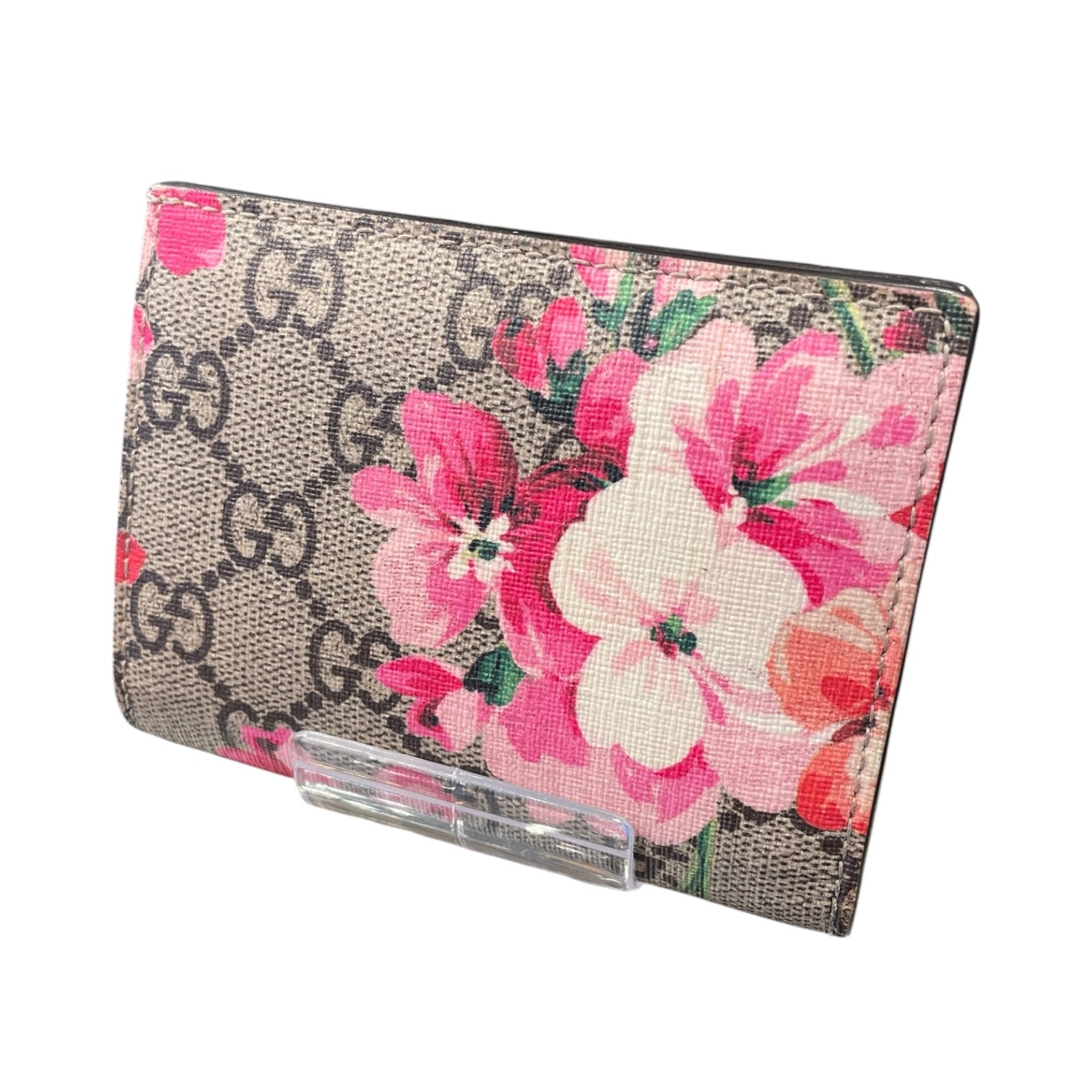 GUCCI/Bifold Wallet/Leather/BEG/Blooms French Flap Wallet view 1