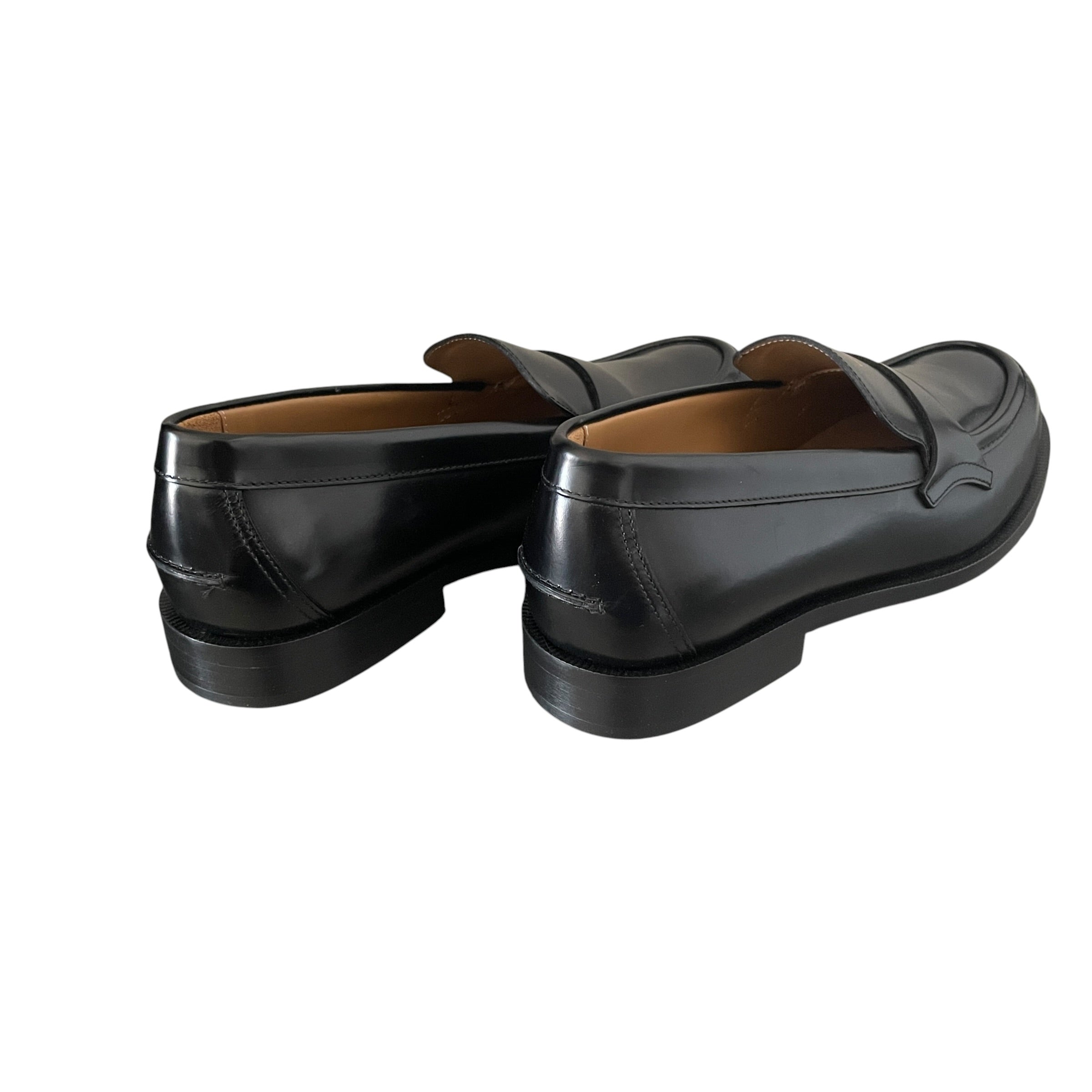 VERSACE/Loafers/EU 43/Leather/BLK/Slip-on/Nero Vitello Black Loafers view 2
