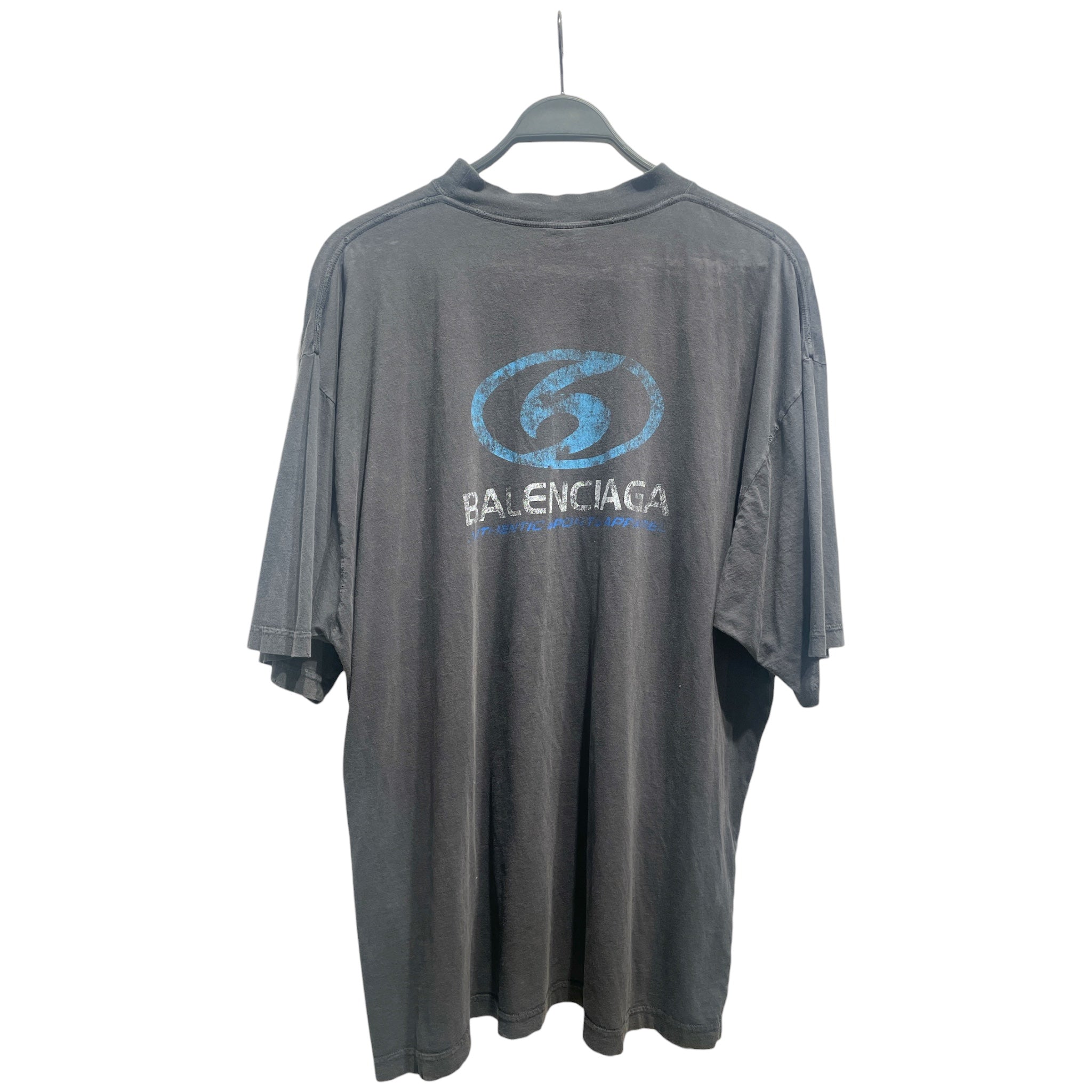 BALENCIAGA/T-Shirt/L/Cotton/BLK/Surf Logo Tee view 2