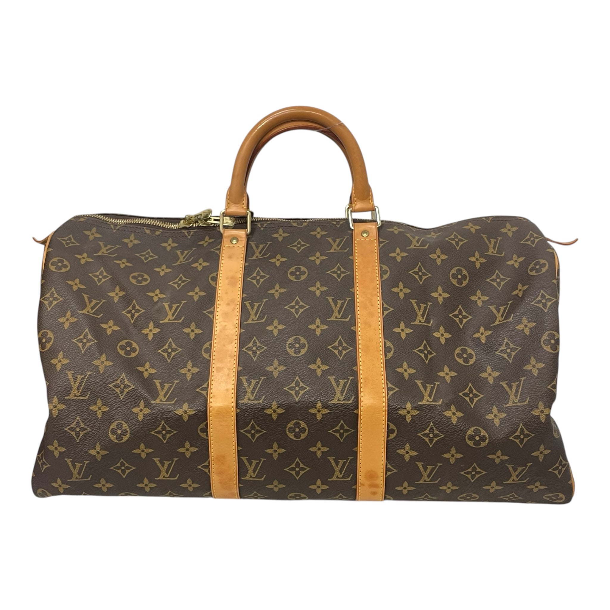 LOUIS VUITTON/Luggage/Monogram/Leather/BRW/KEEPALL 50 view 2