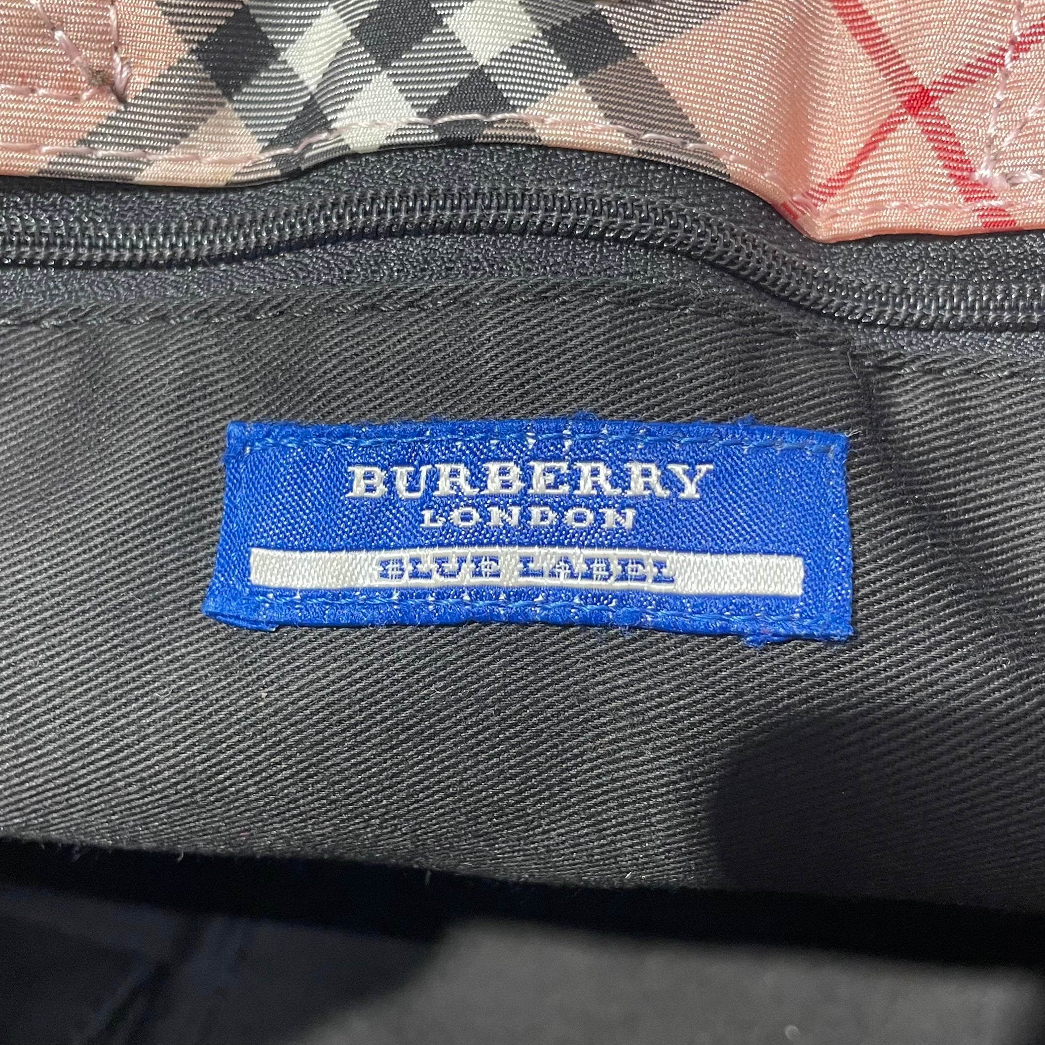 BURBERRY BLUE LABEL/Hand Bag/PNK/PEACH CANVAS TOTE view 3