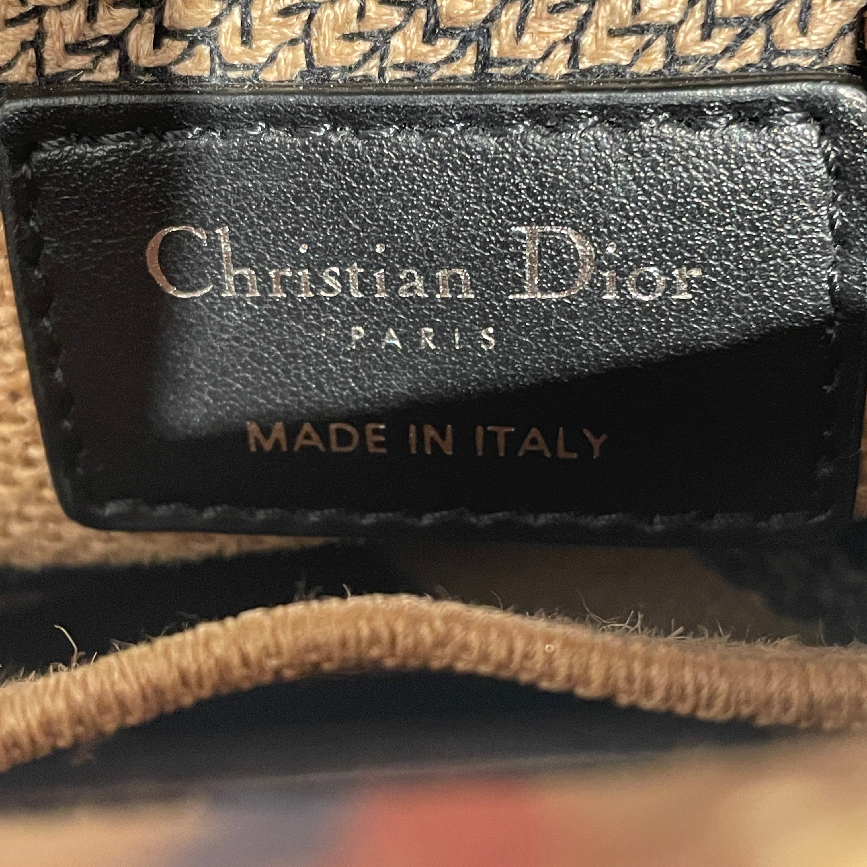 Christian Dior/Tote Bag/Graphic/Cotton/BEG/Lady D-Lite Embroidered Jute view 5