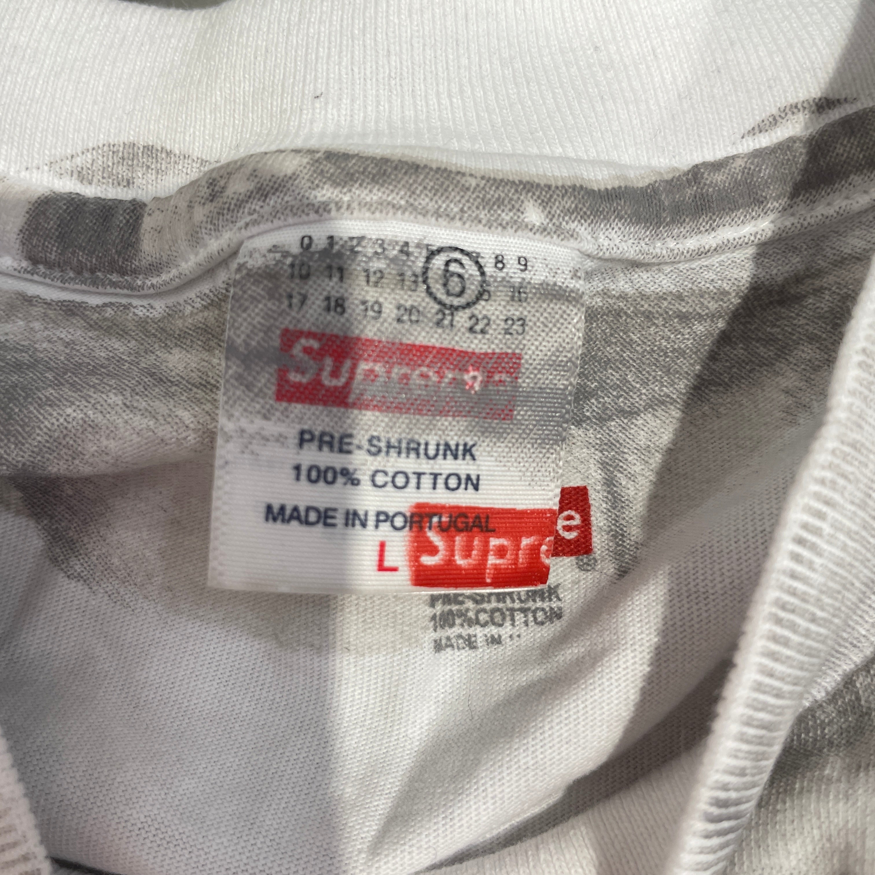 MM6/Supreme/MM6/T-Shirt/L/Cotton/WHT/Graphic/Box Logo Tee view 3
