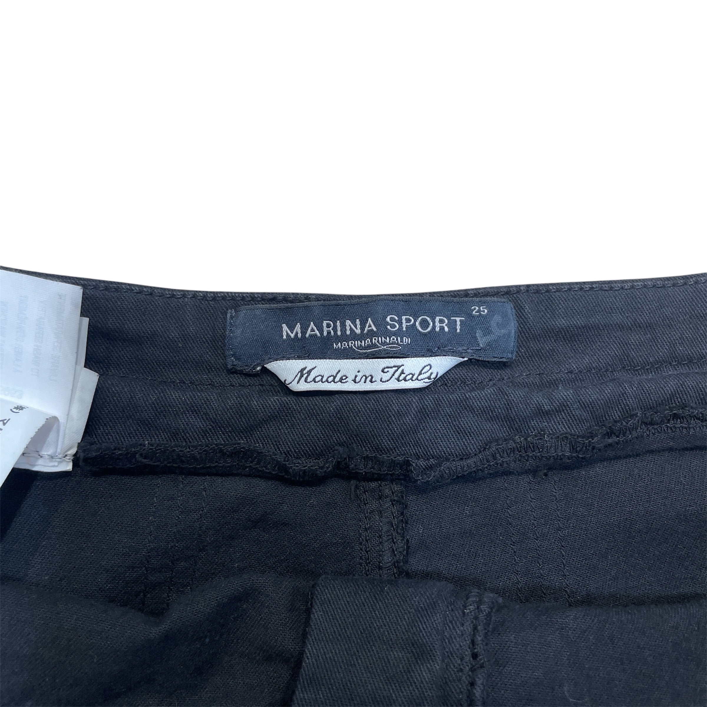 MARINA RINALDI/Long Skirt/25/Cotton/BLK/Detachable  Under Zip Skirt view 3