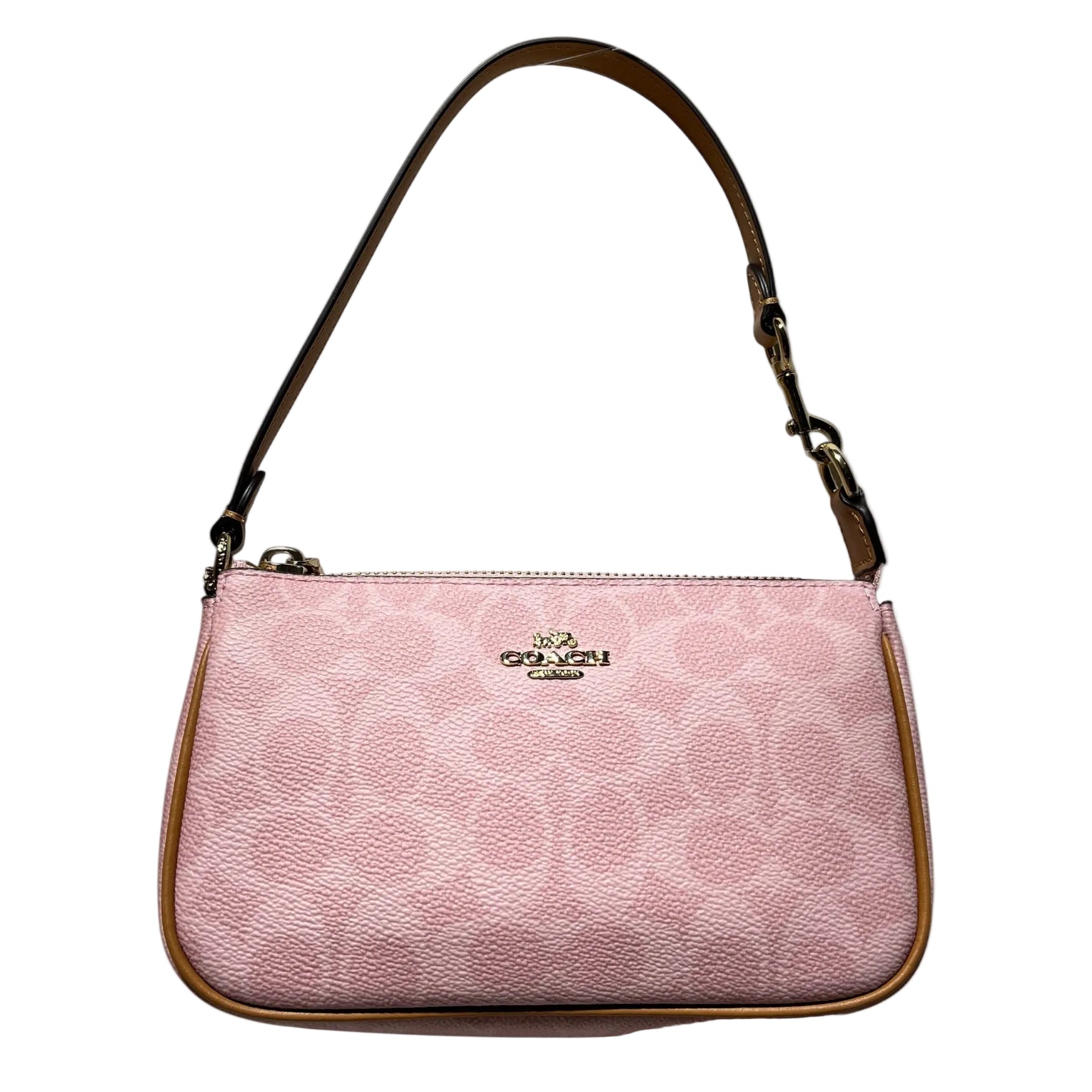 COACH/Hand Bag/Monogram/Leather/PNK/NOLITA 19 view 1