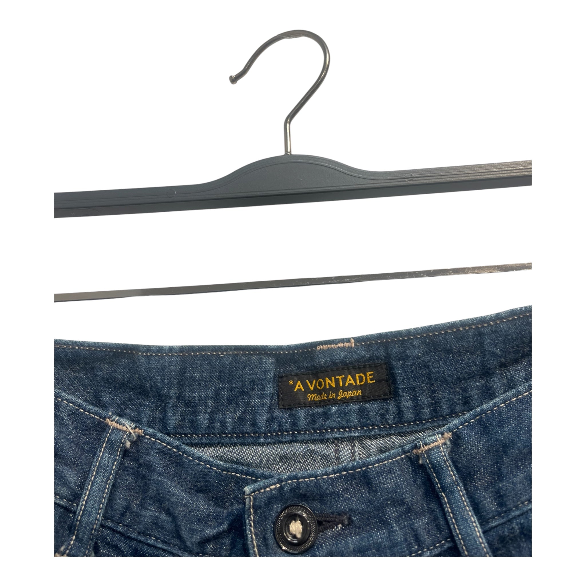 A VONTADE/Pants/L/Cotton/BLU/Button Fly/DENIM DRESS PANT view 3