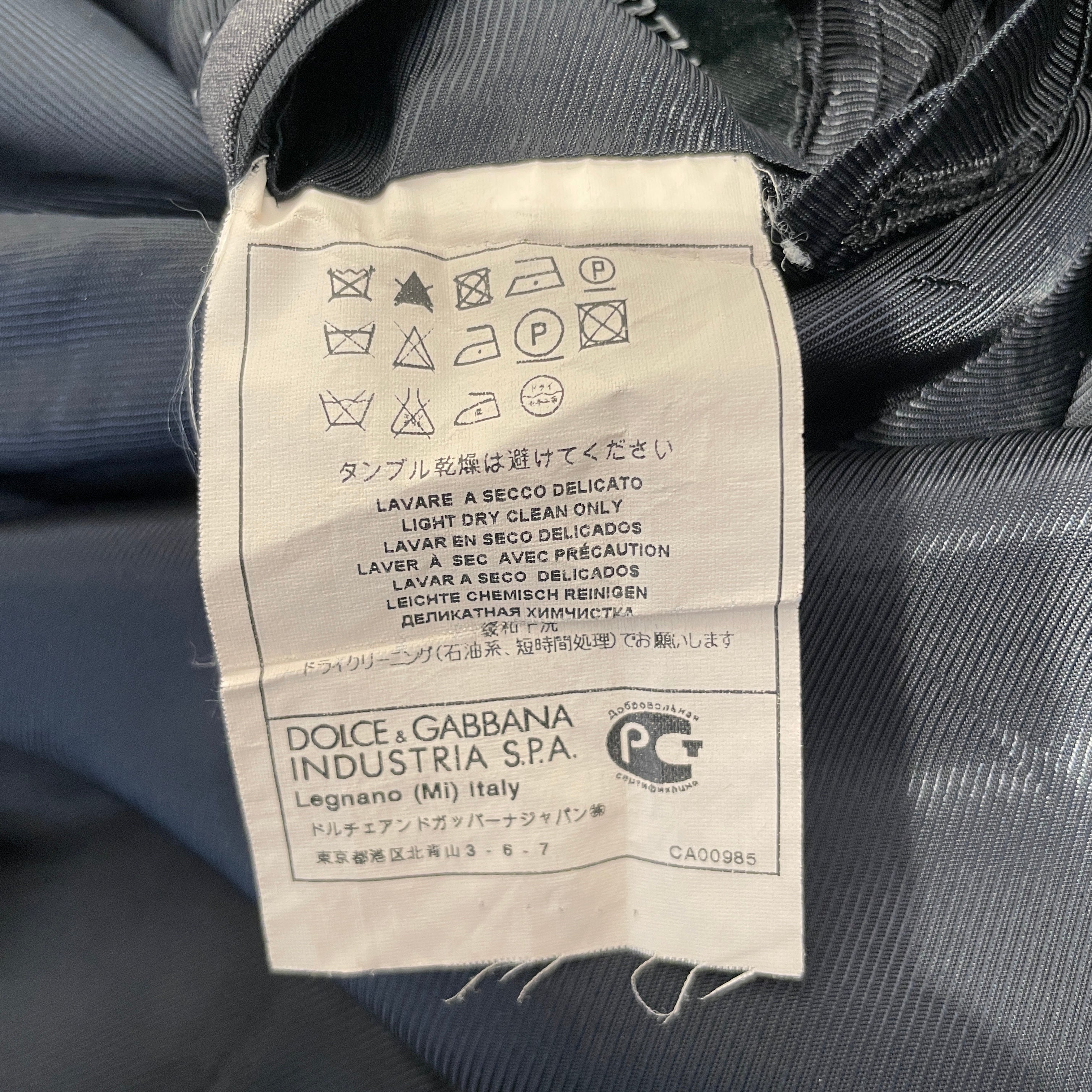 DOLCE&GABBANA/Tailored Jkt/48/Wool/GRY/Grey Blazer view 3