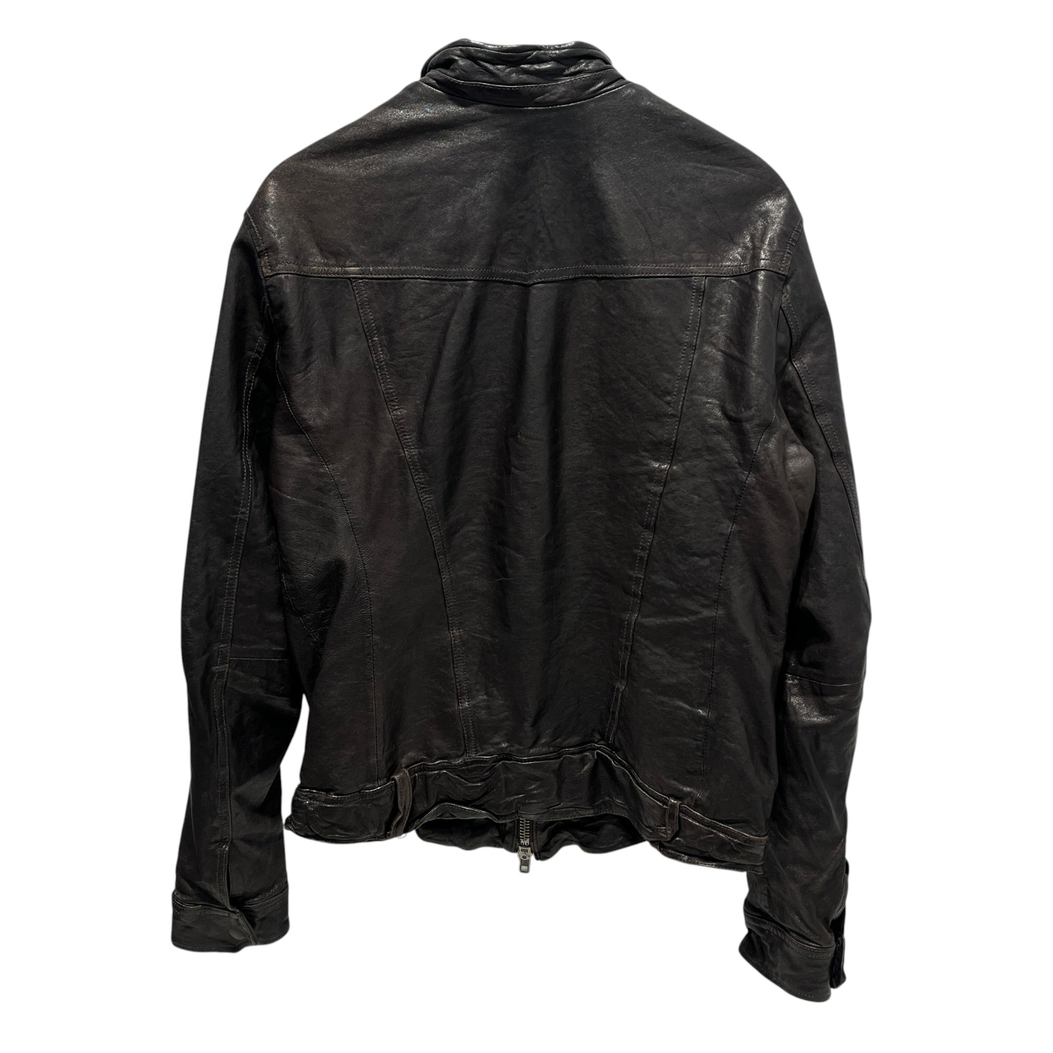 ALLSAINTS/Leather Jkt/L/Leather/BRW/Double Breasted/Spitalfields Jacks Place Jkt view 2