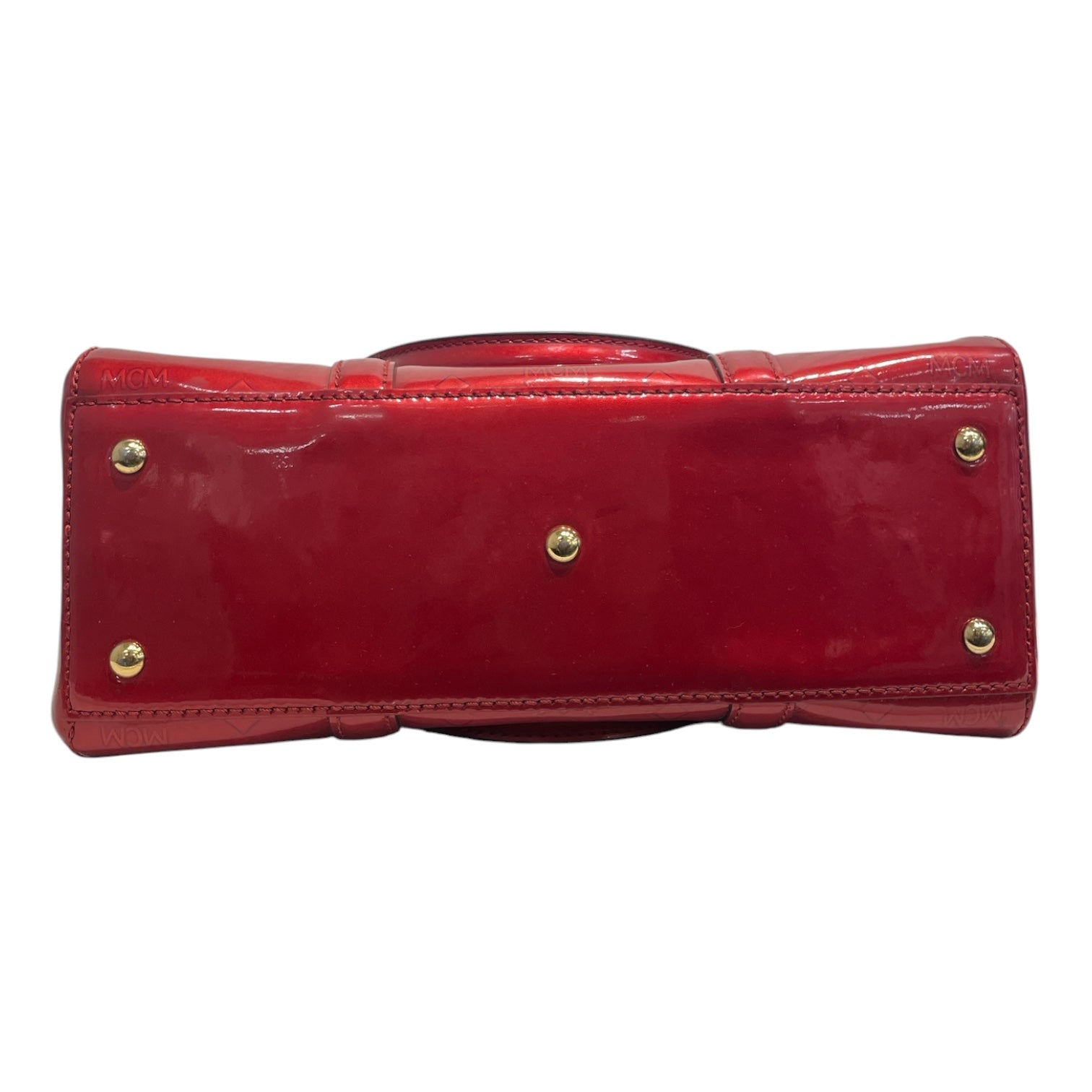 MCM/Hand Bag/Leather/RED/IVANA PATENT LEATHER R6095 view 3