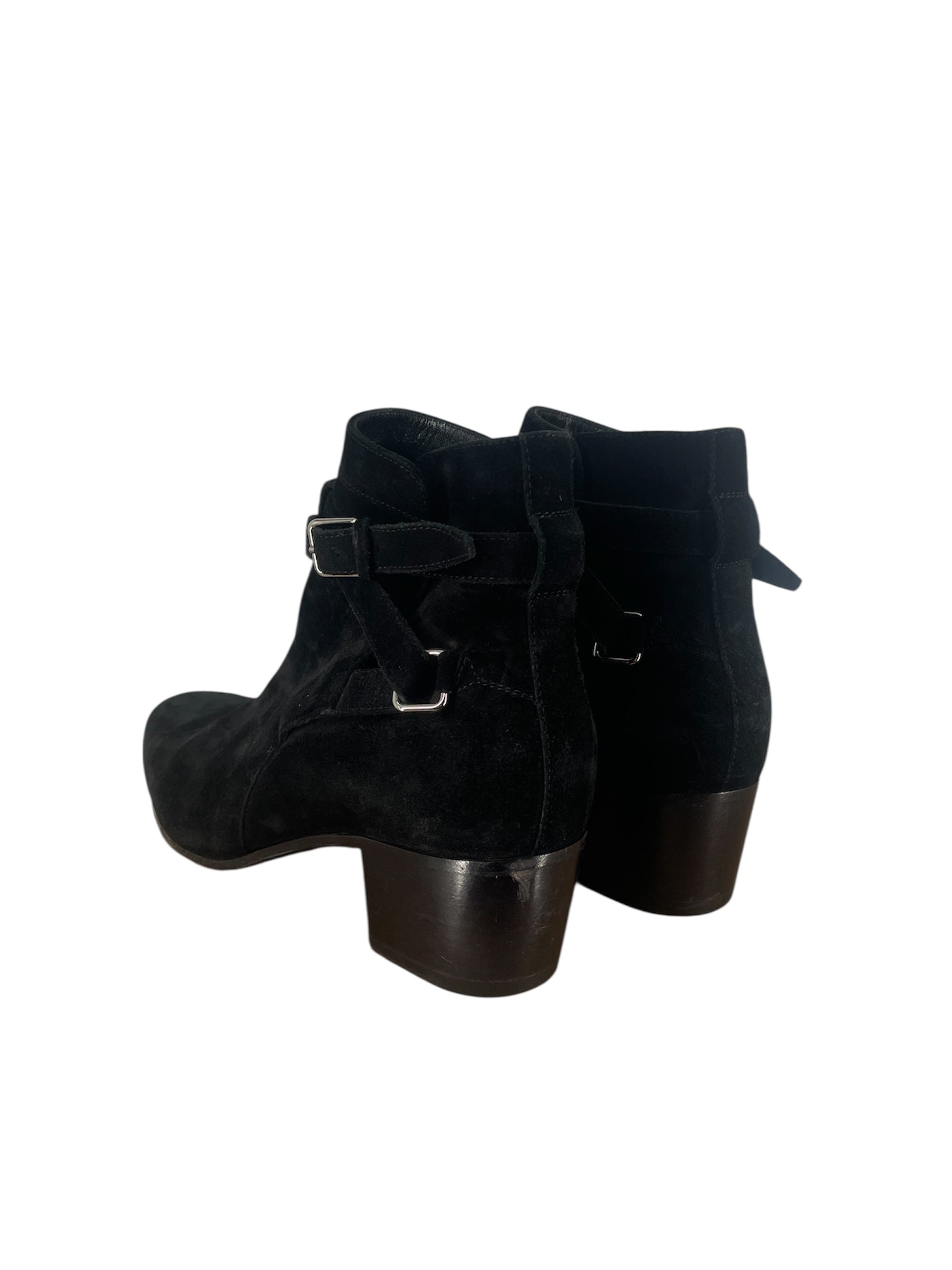 SAINT LAURENT/Chelsea Boots/EU 39.5/Suede/BLK/DY 316237 391 view 2