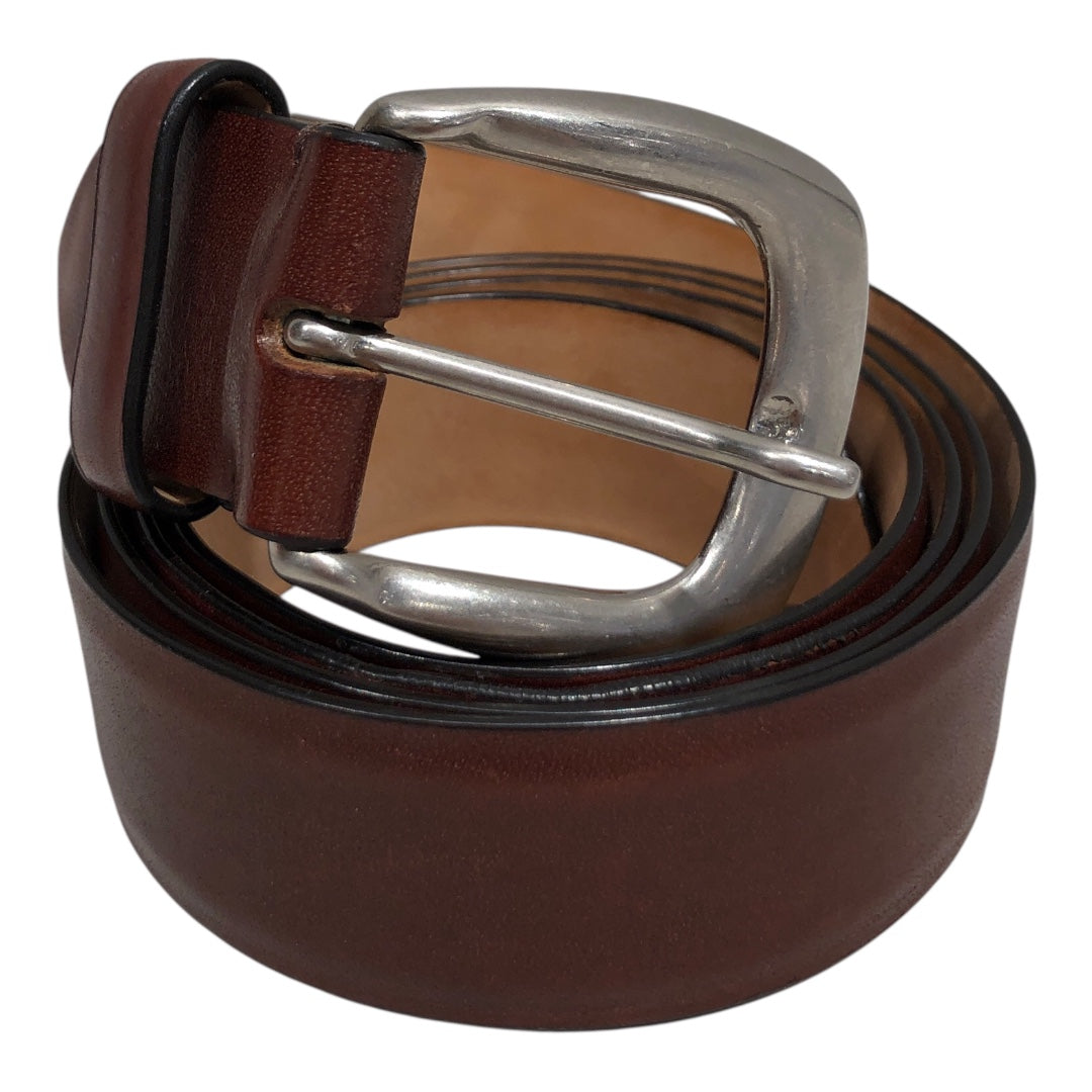 Maison Margiela/Belt/Leather/BRW/GENUINE LEATHER BELT view 1